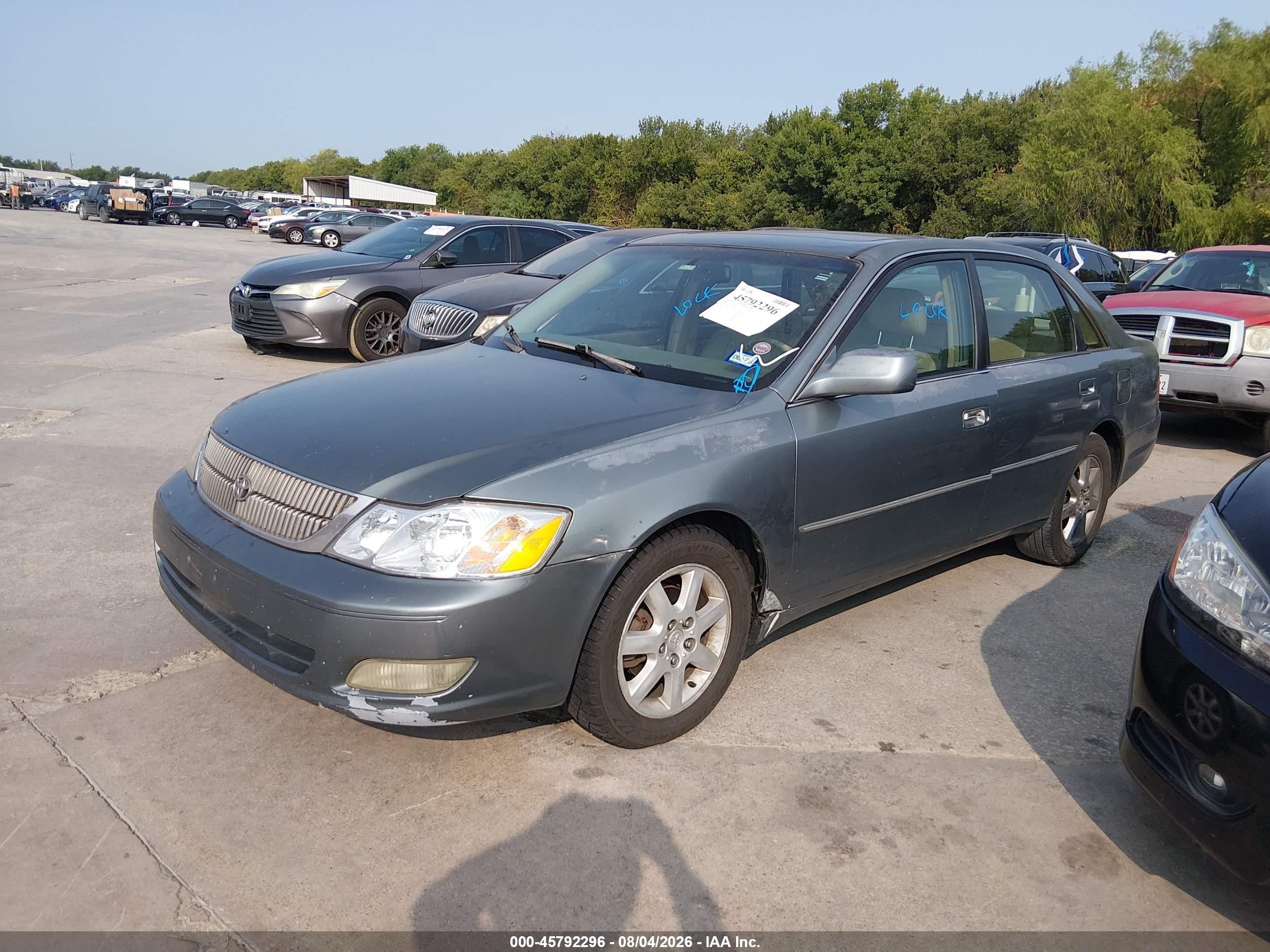 2002 Toyota Avalon Xls Green vin: 4T1BF28B02U237622