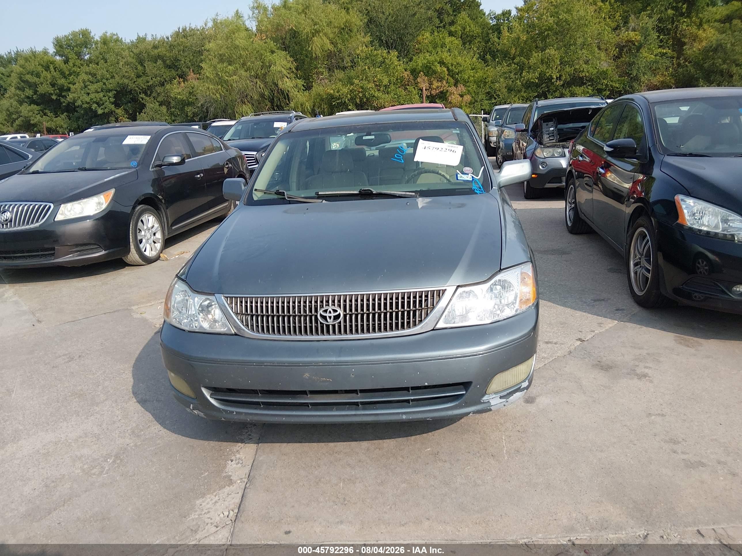 2002 Toyota Avalon Xls Green vin: 4T1BF28B02U237622