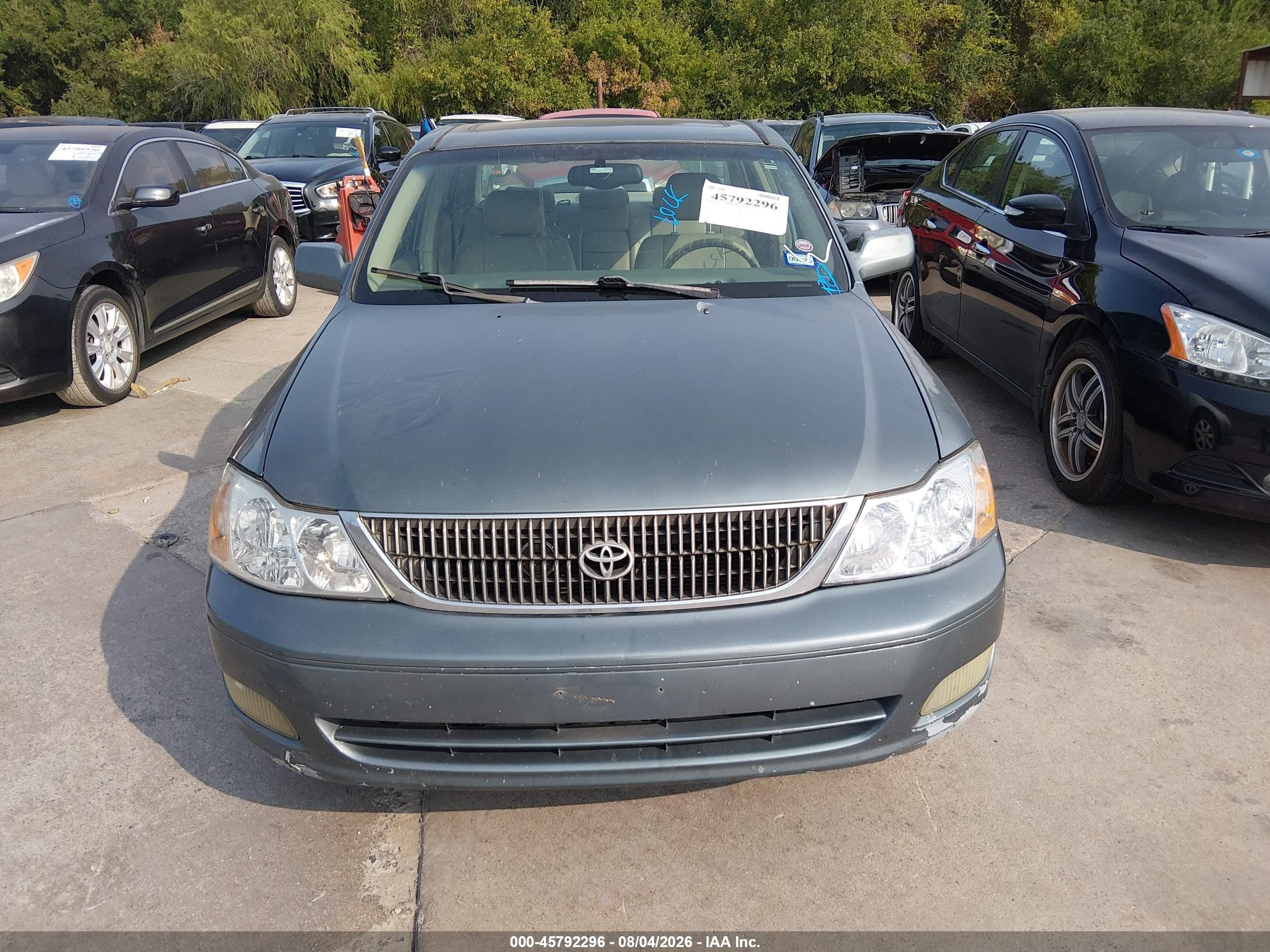 2002 Toyota Avalon Xls Green vin: 4T1BF28B02U237622