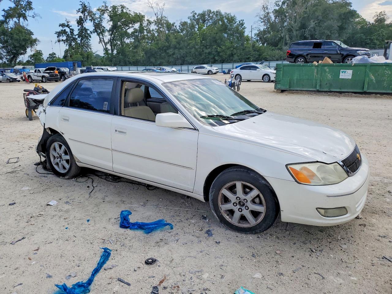 2002 Toyota Avalon Xls White vin: 4T1BF28B02U252864