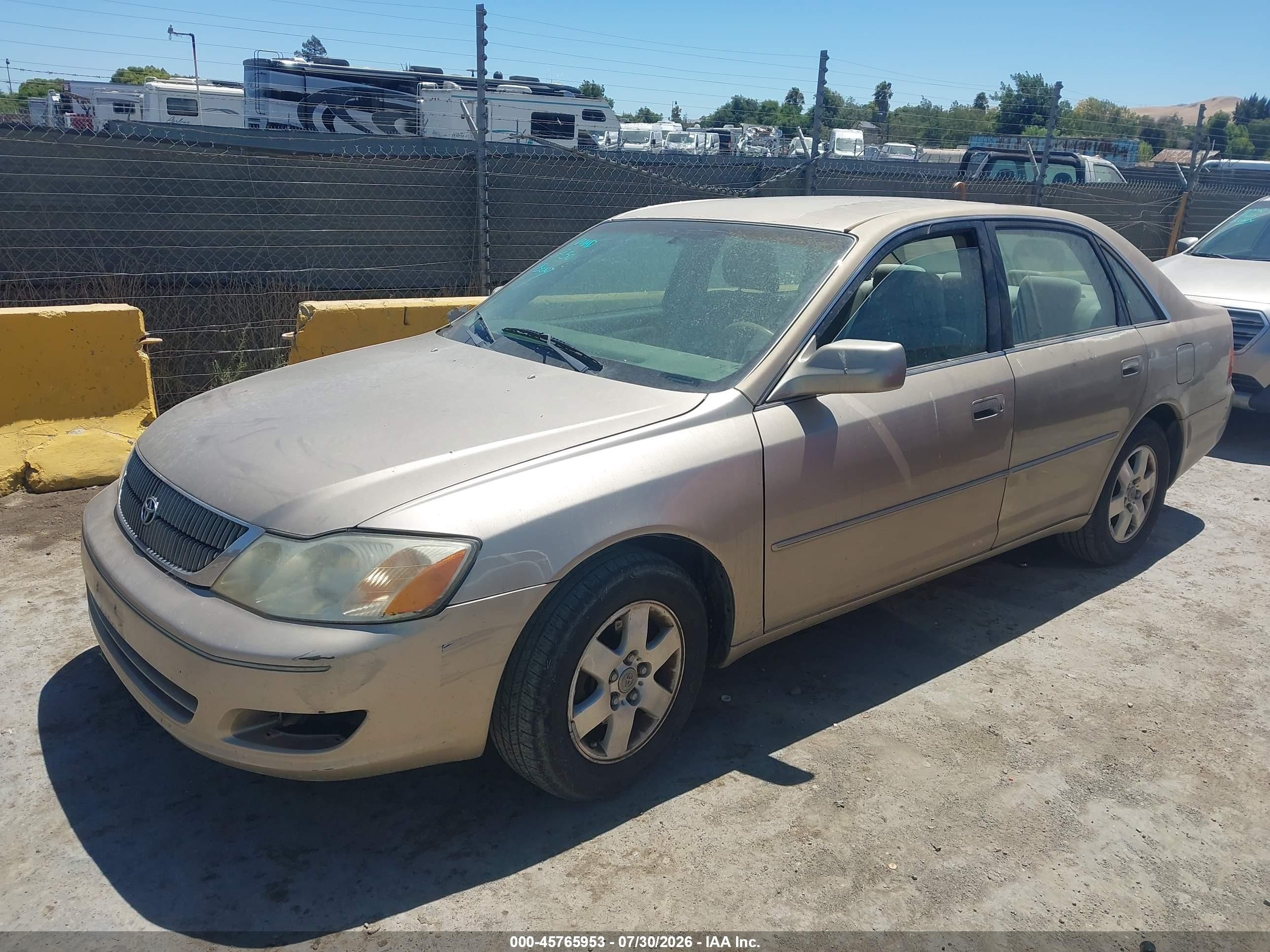 2002 Toyota Avalon Xl Gold vin: 4T1BF28B02U265405