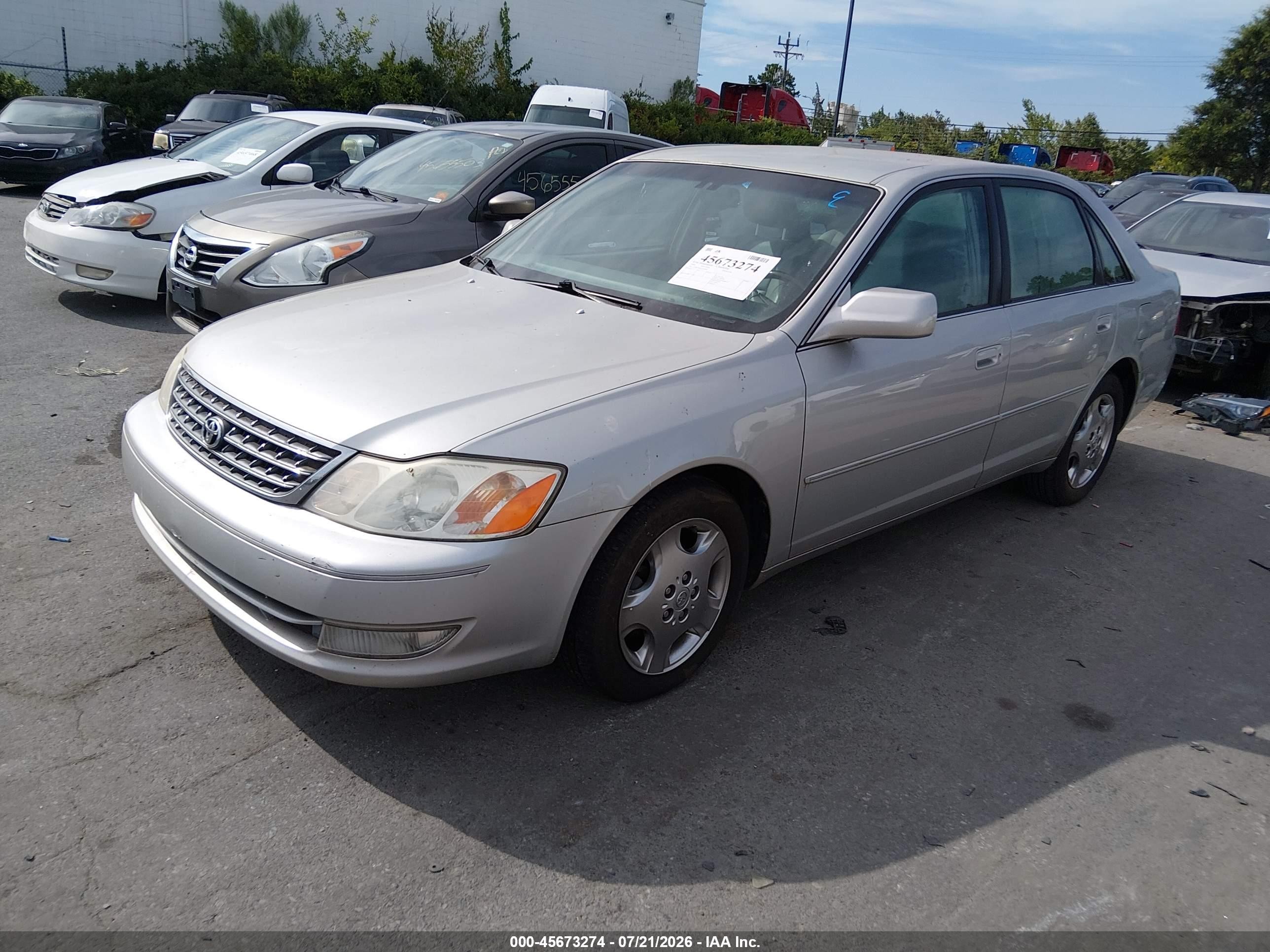 2003 Toyota Avalon Xls Silver vin: 4T1BF28B03U320095