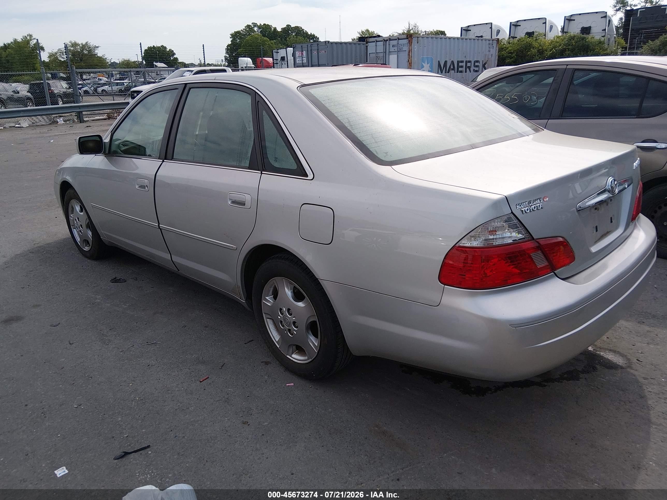 2003 Toyota Avalon Xls Silver vin: 4T1BF28B03U320095