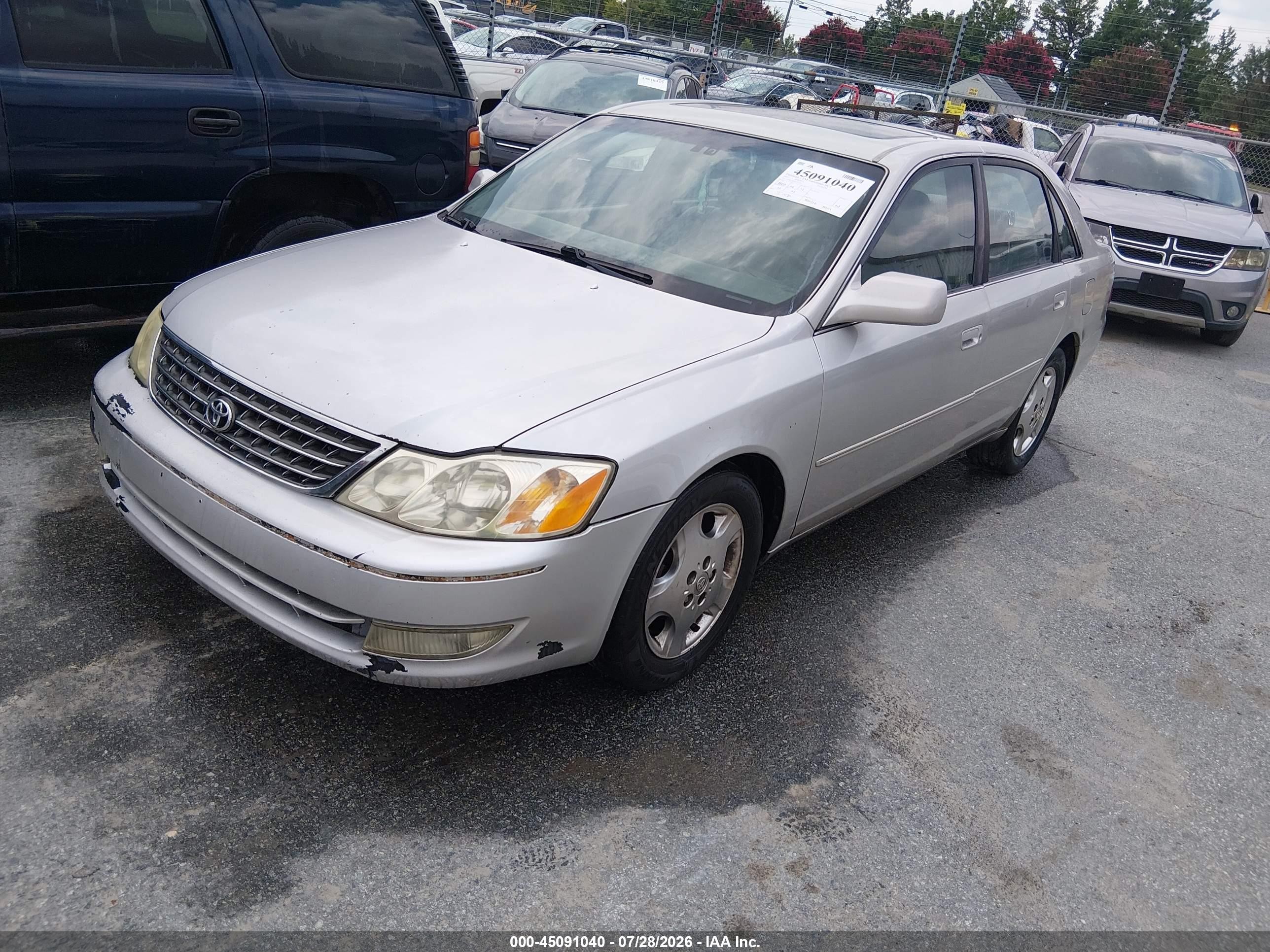 2003 Toyota Avalon Xls Silver vin: 4T1BF28B03U325765
