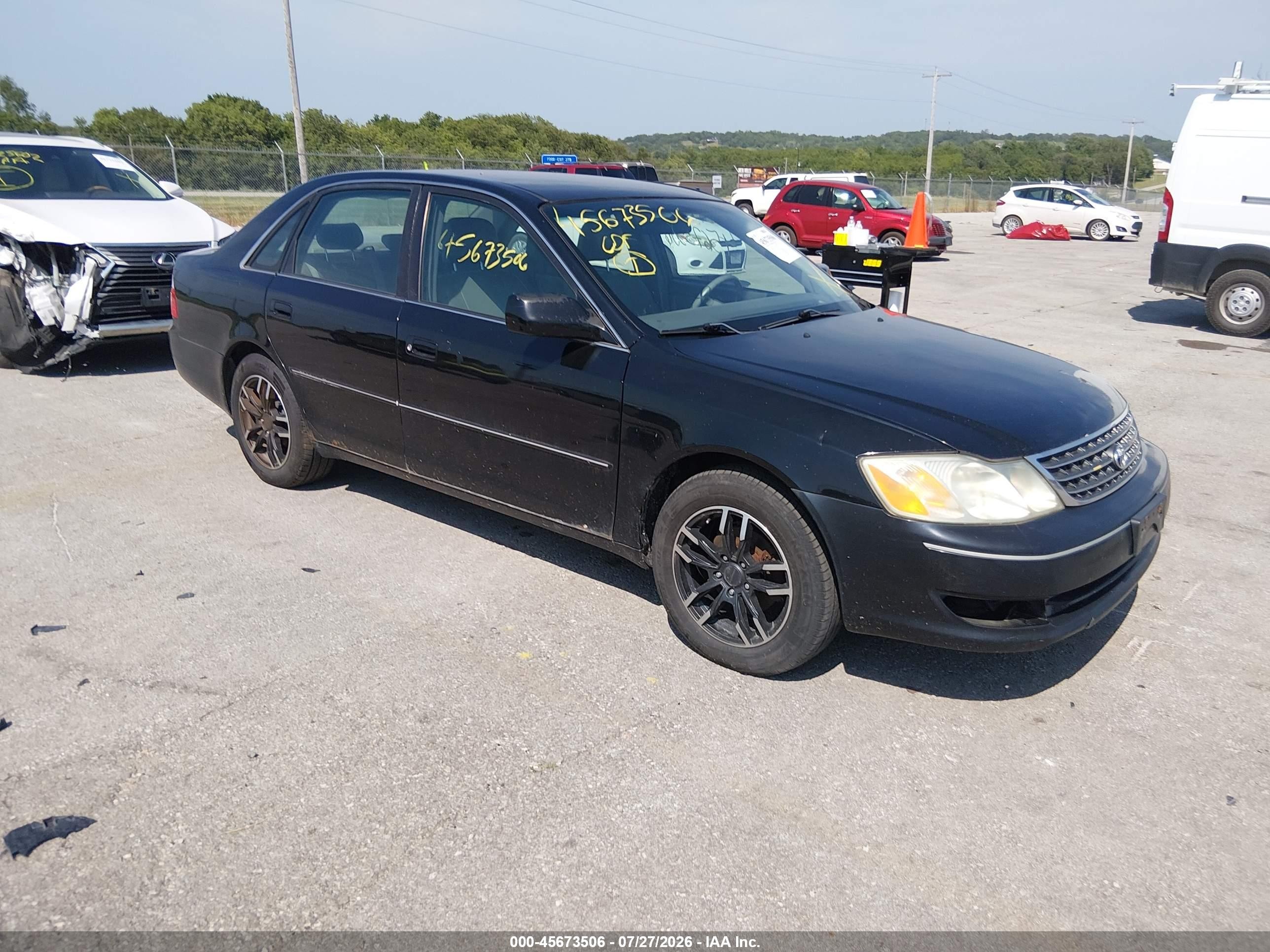 2004 Toyota Avalon Xl Black vin: 4T1BF28B04U383344