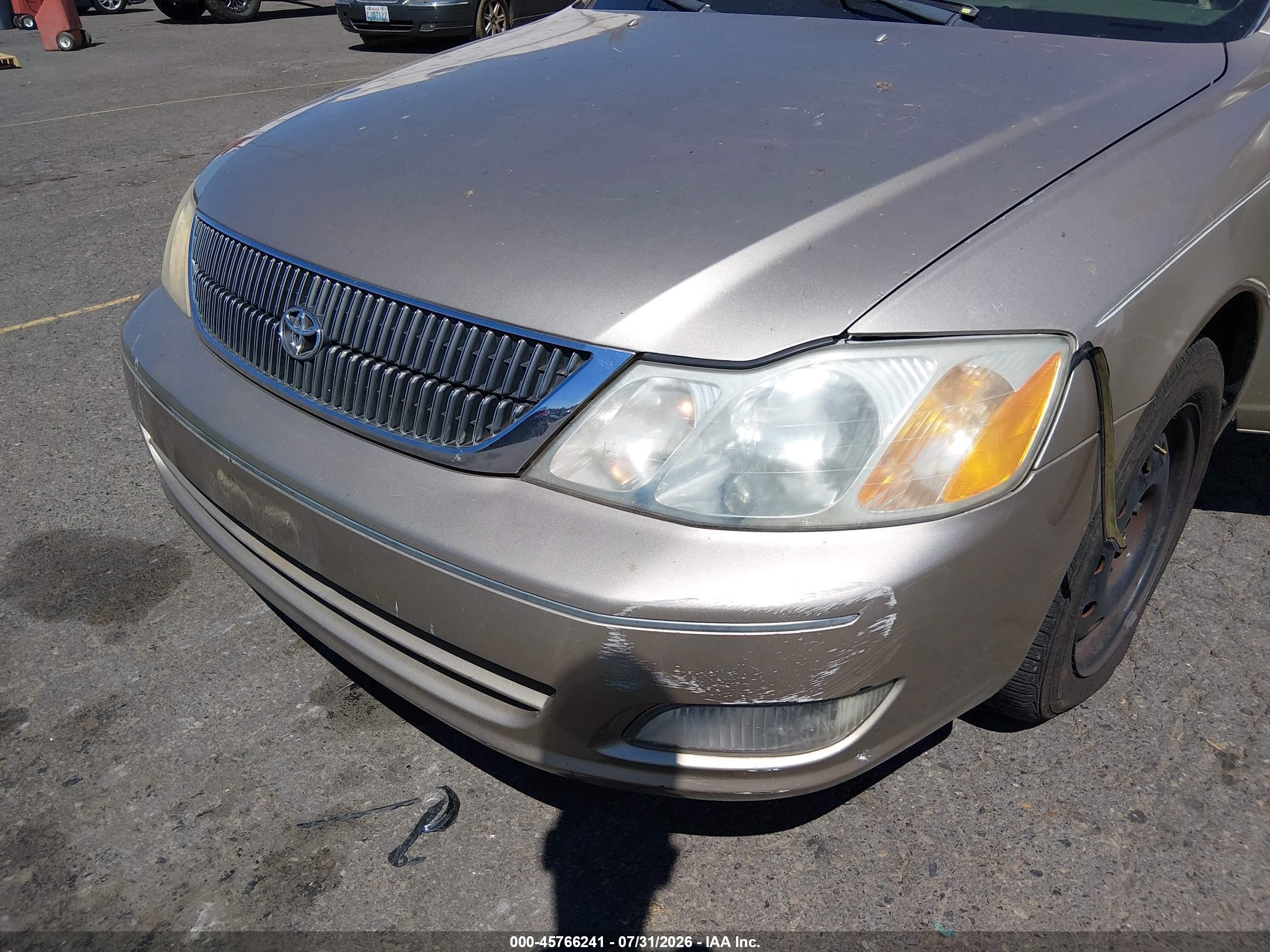 2000 Toyota Avalon Xls Золотой vin: 4T1BF28B0YU009371