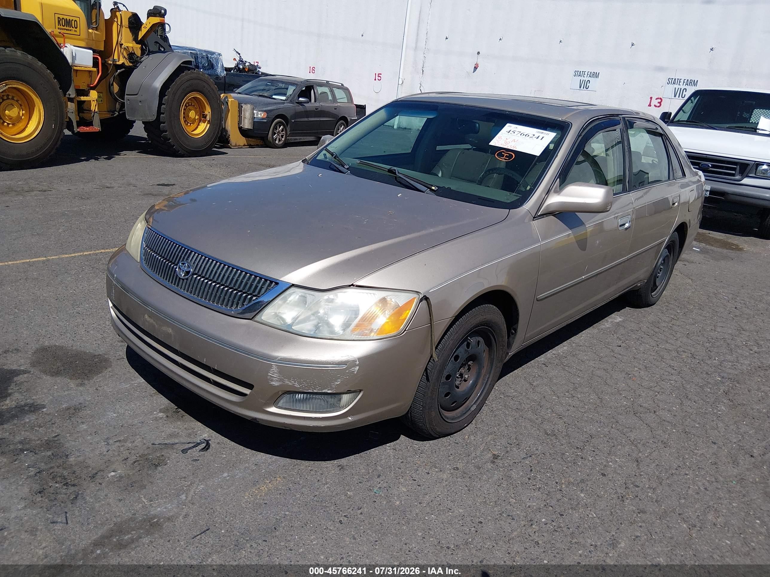2000 Toyota Avalon Xls Золотой vin: 4T1BF28B0YU009371