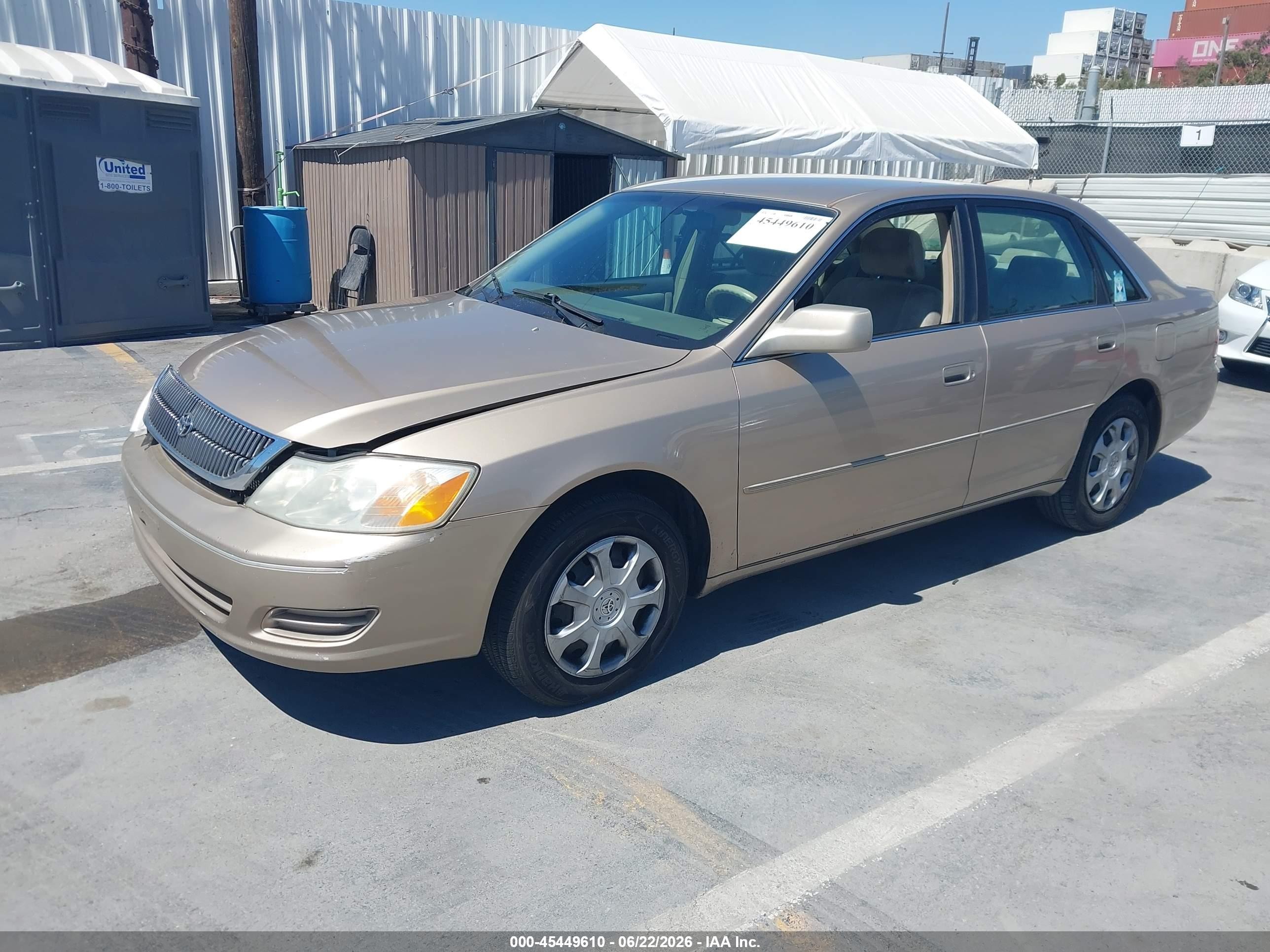 2000 Toyota Avalon Xl Gold vin: 4T1BF28B0YU107588