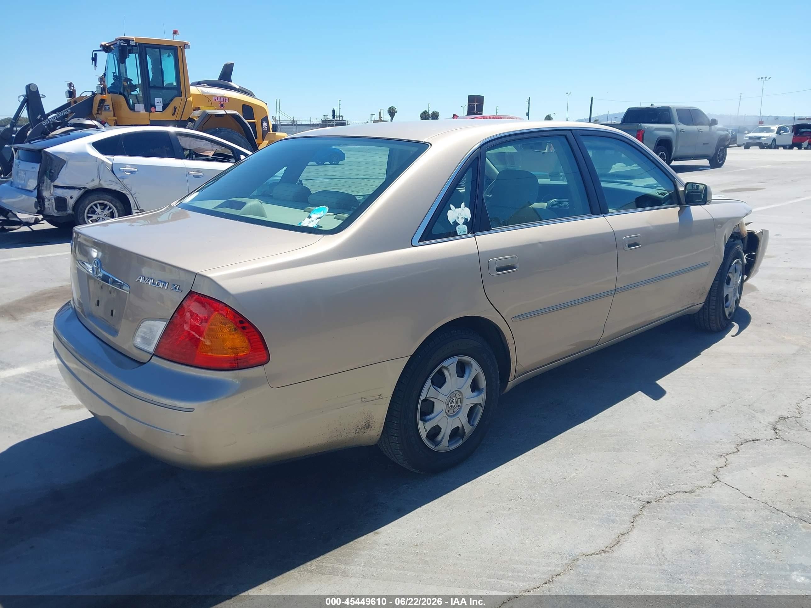 2000 Toyota Avalon Xl Gold vin: 4T1BF28B0YU107588