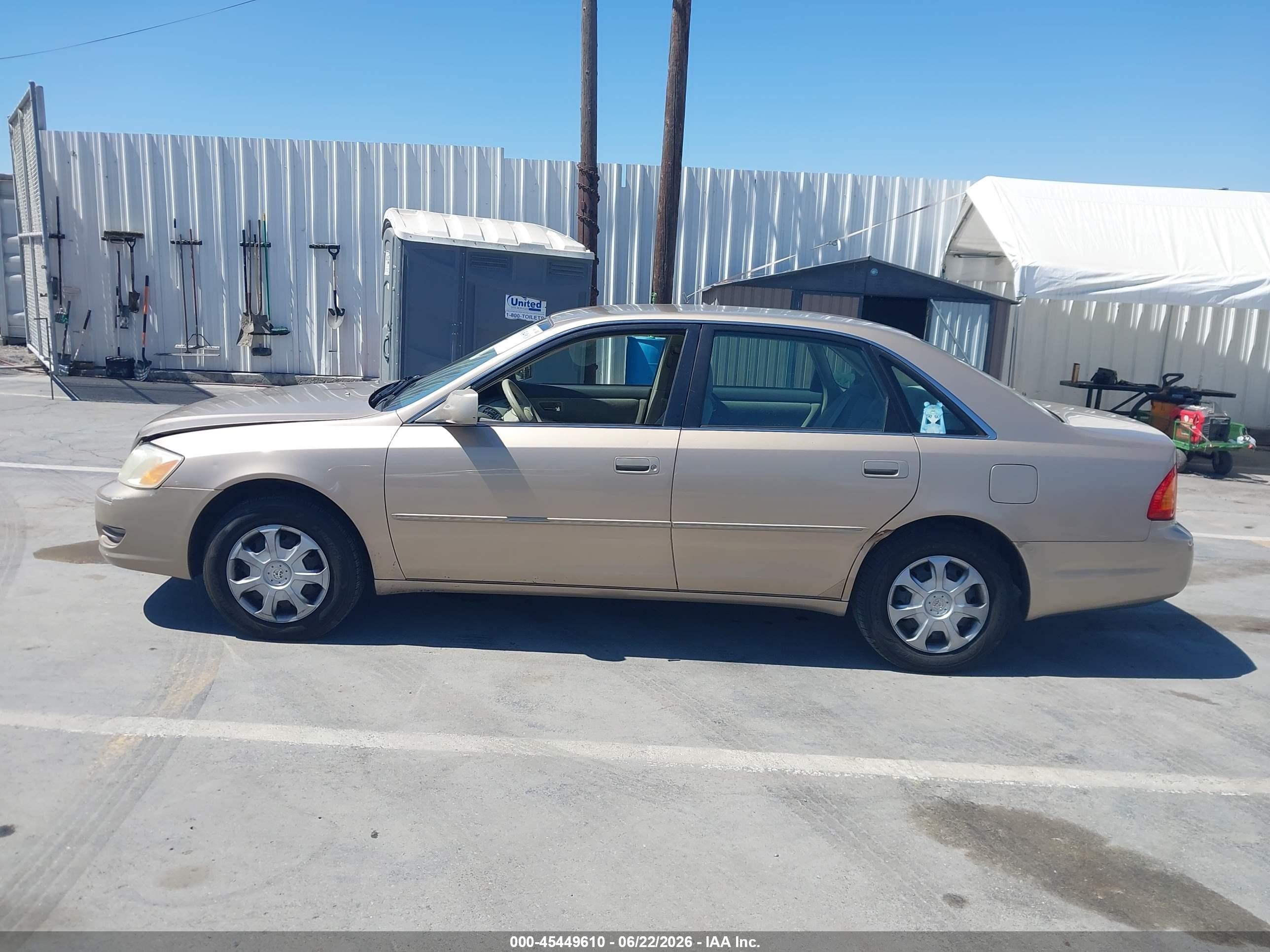 2000 Toyota Avalon Xl Gold vin: 4T1BF28B0YU107588