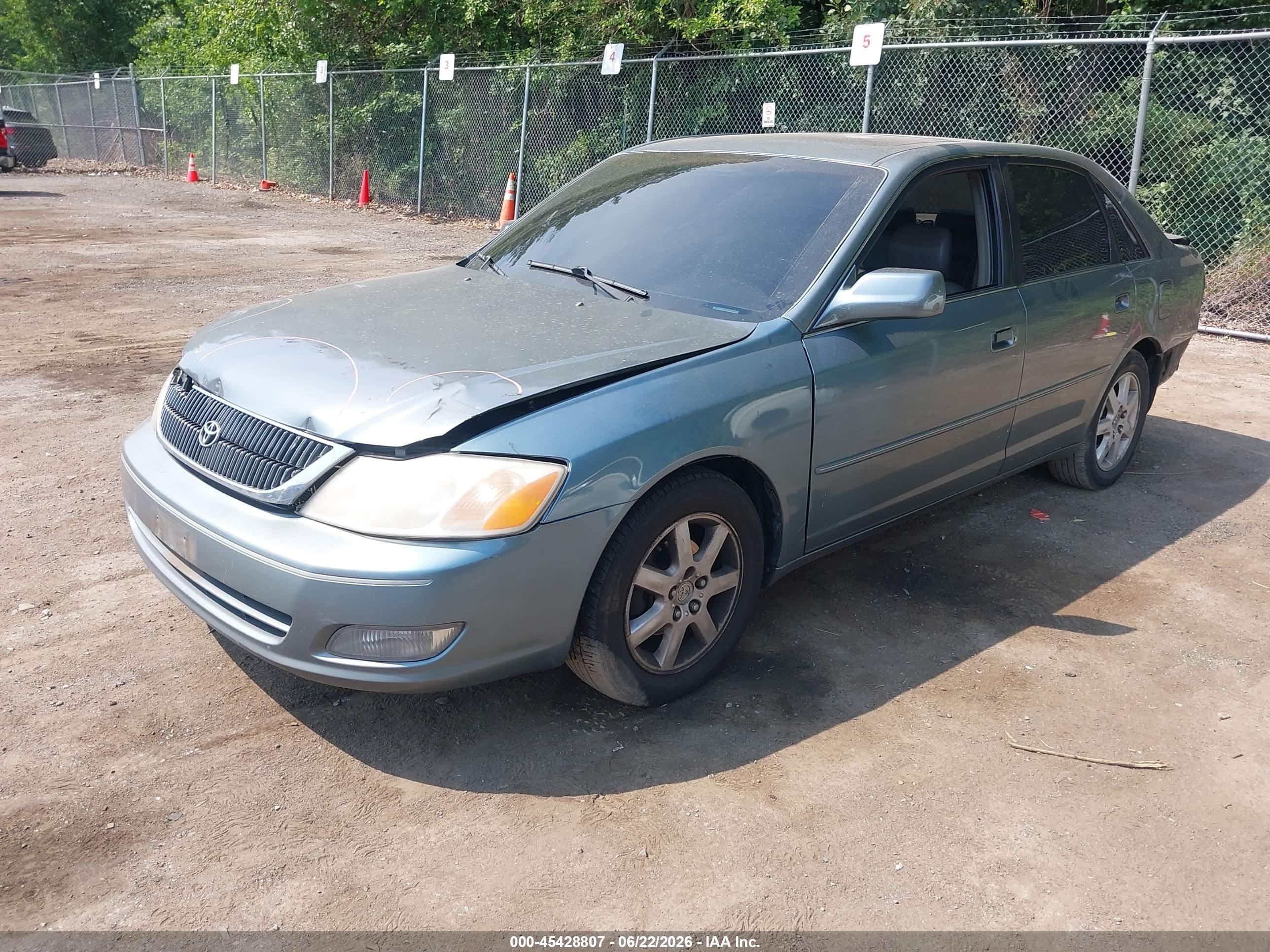 2001 Toyota Avalon Xls Синий vin: 4T1BF28B11U119335