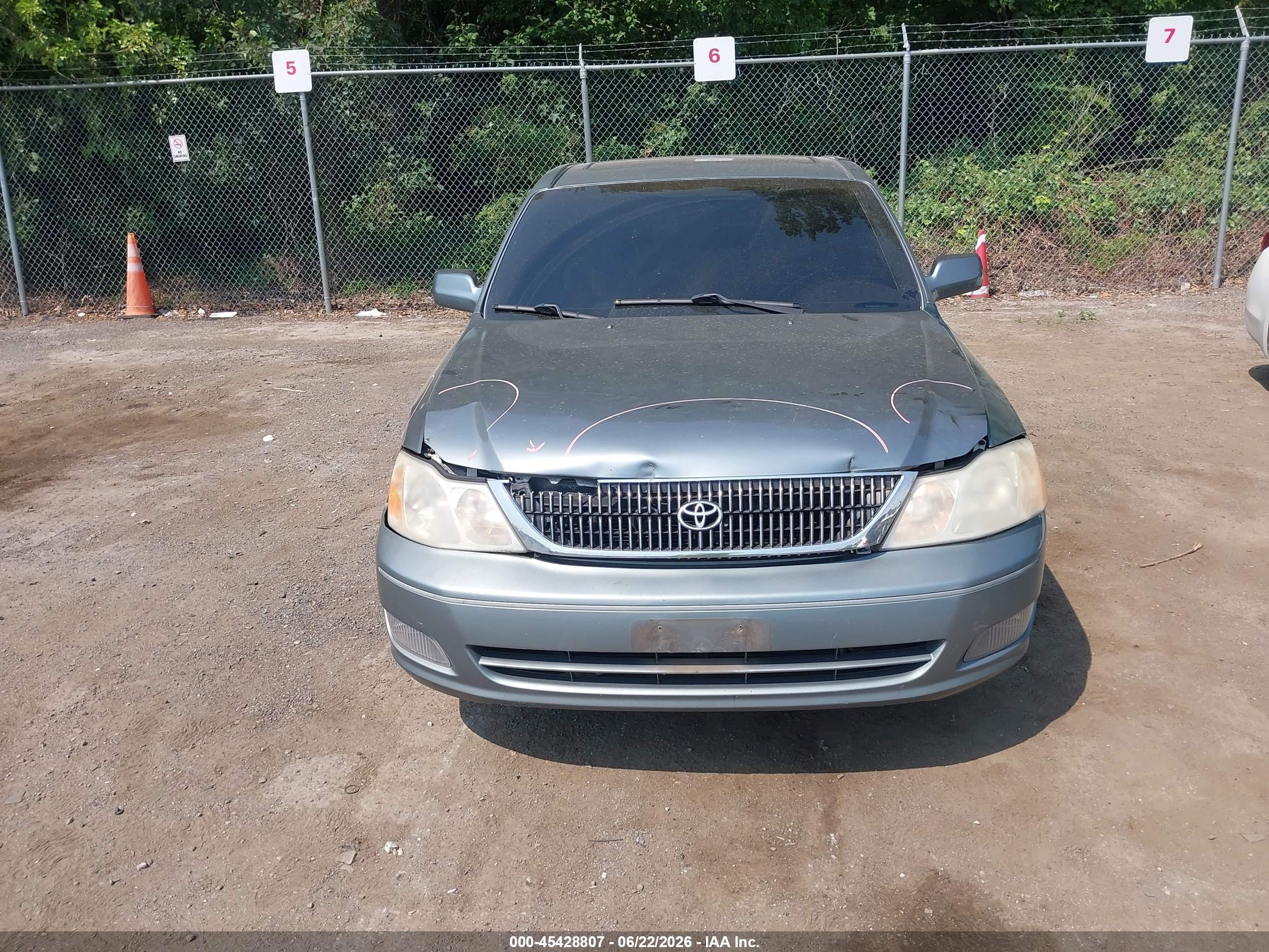 2001 Toyota Avalon Xls Синий vin: 4T1BF28B11U119335