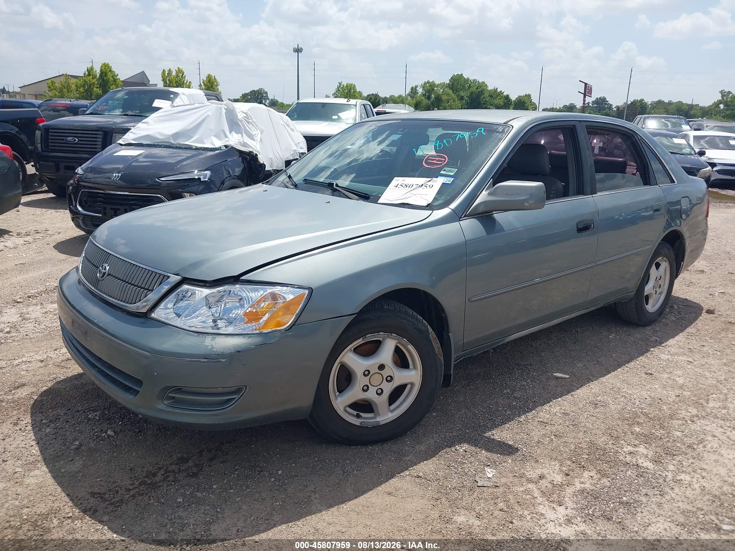 2001 Toyota Avalon Xl Green vin: 4T1BF28B11U123594