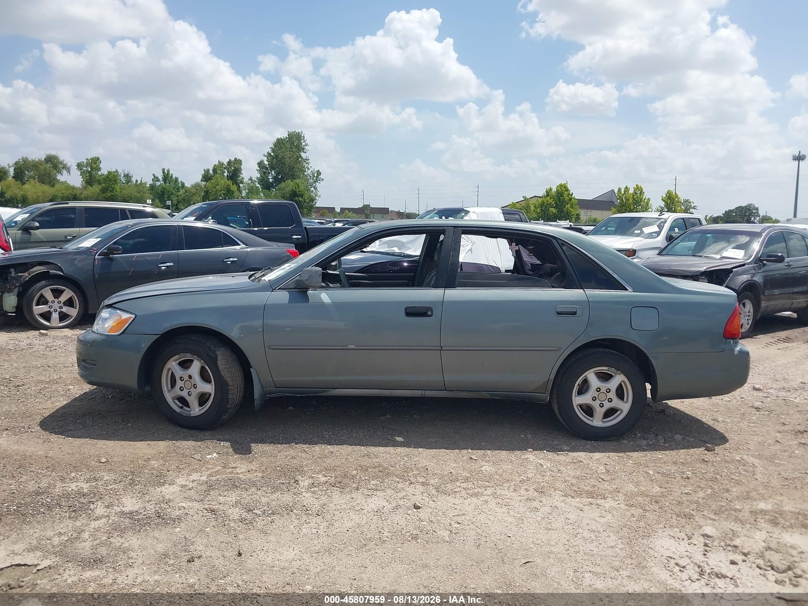 2001 Toyota Avalon Xl Green vin: 4T1BF28B11U123594