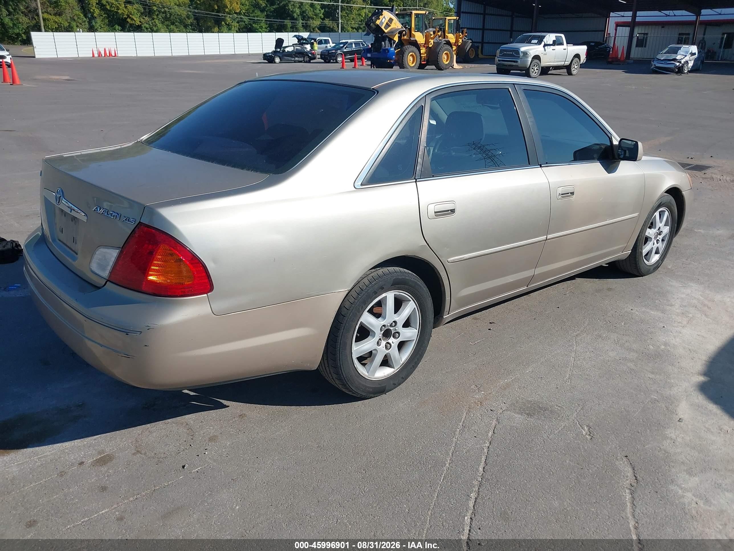 2001 Toyota Avalon Xls Gold vin: 4T1BF28B11U149466