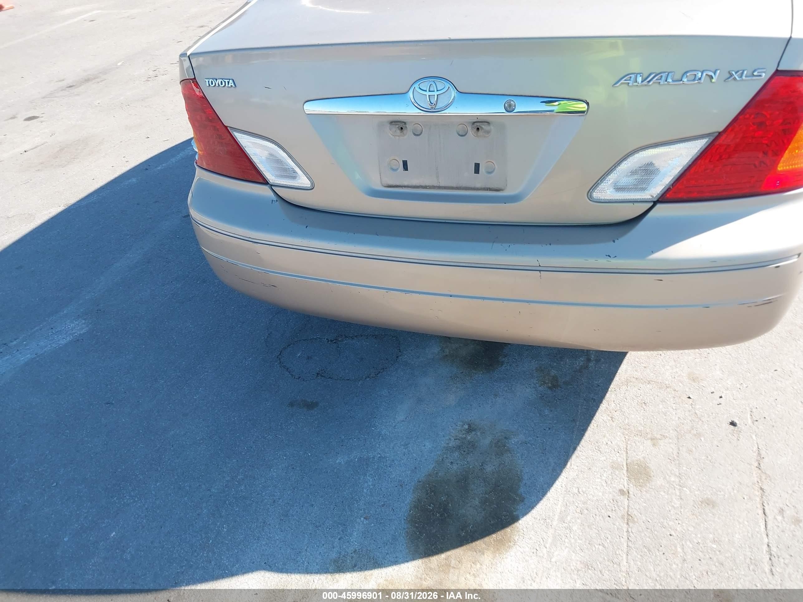 2001 Toyota Avalon Xls Gold vin: 4T1BF28B11U149466