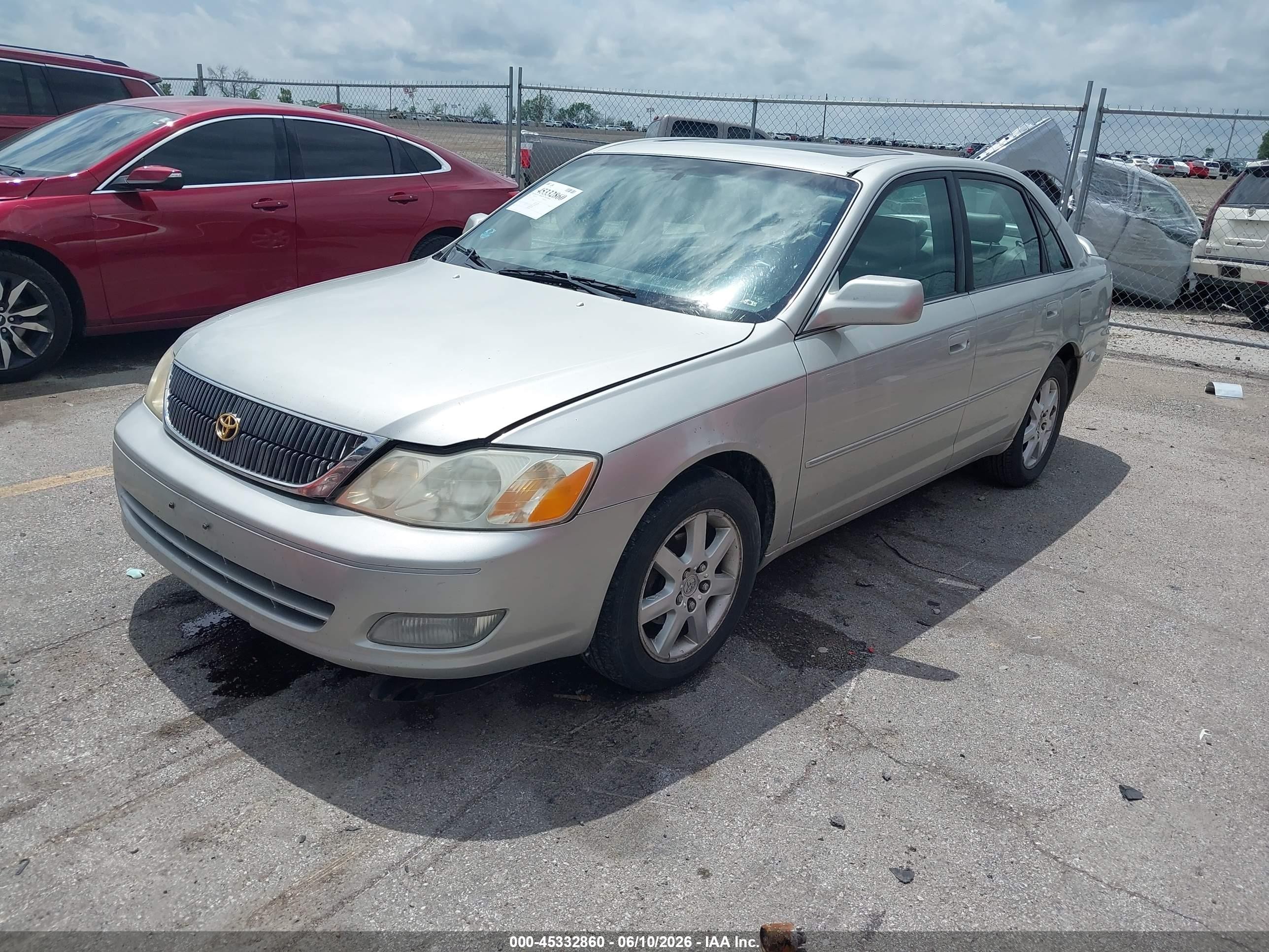2002 Toyota Avalon Xls Silver vin: 4T1BF28B12U226595