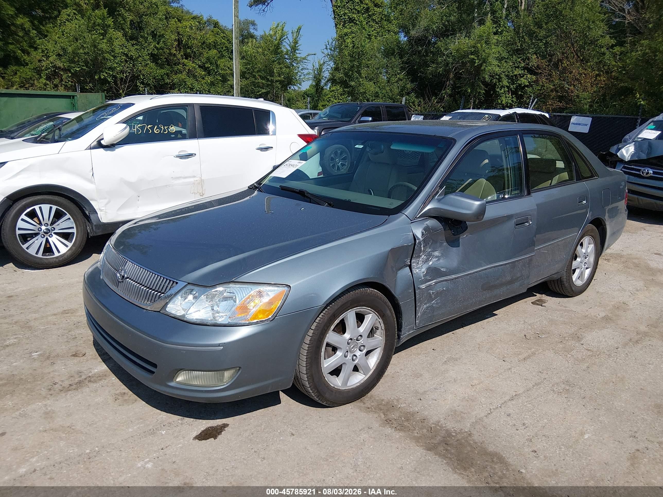 2002 Toyota Avalon Xls Blue vin: 4T1BF28B12U238052