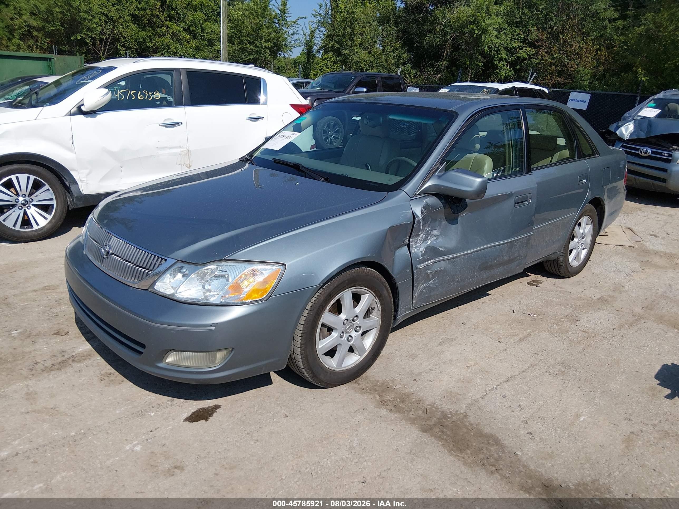 2002 Toyota Avalon Xls Blue vin: 4T1BF28B12U238052