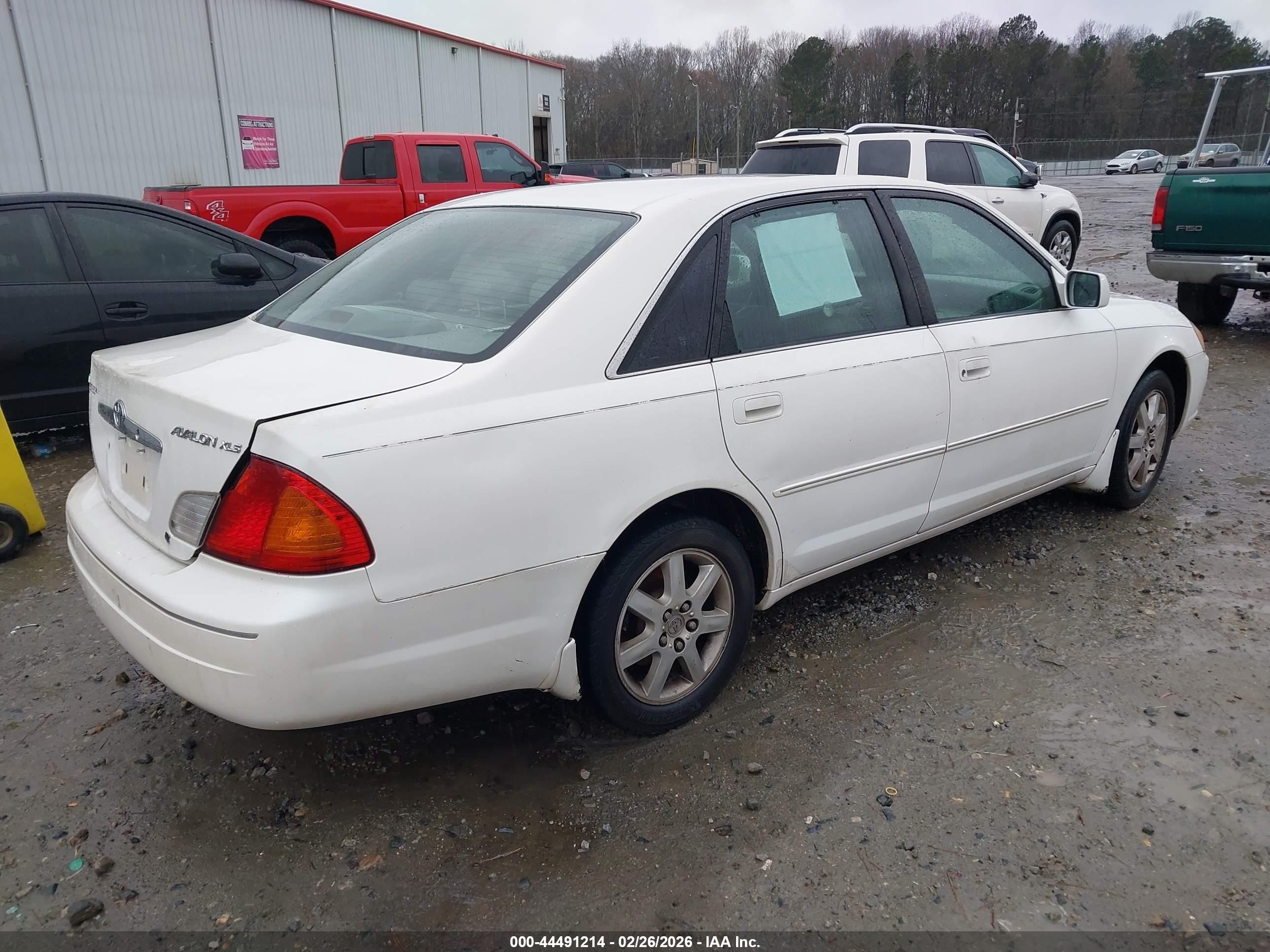 2002 Toyota Avalon Xls White vin: 4T1BF28B12U256356