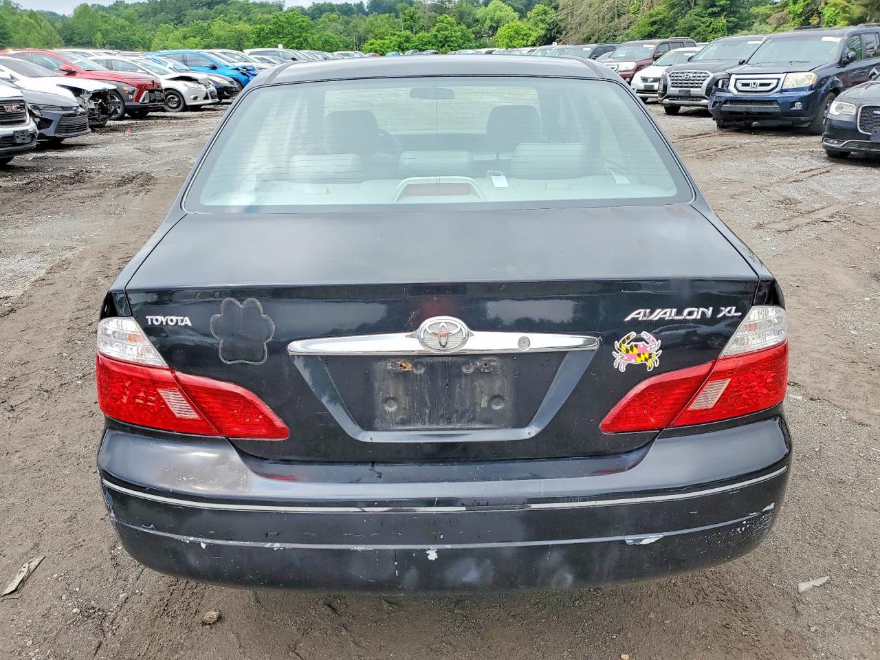 2003 Toyota Avalon Xl Black vin: 4T1BF28B13U284448
