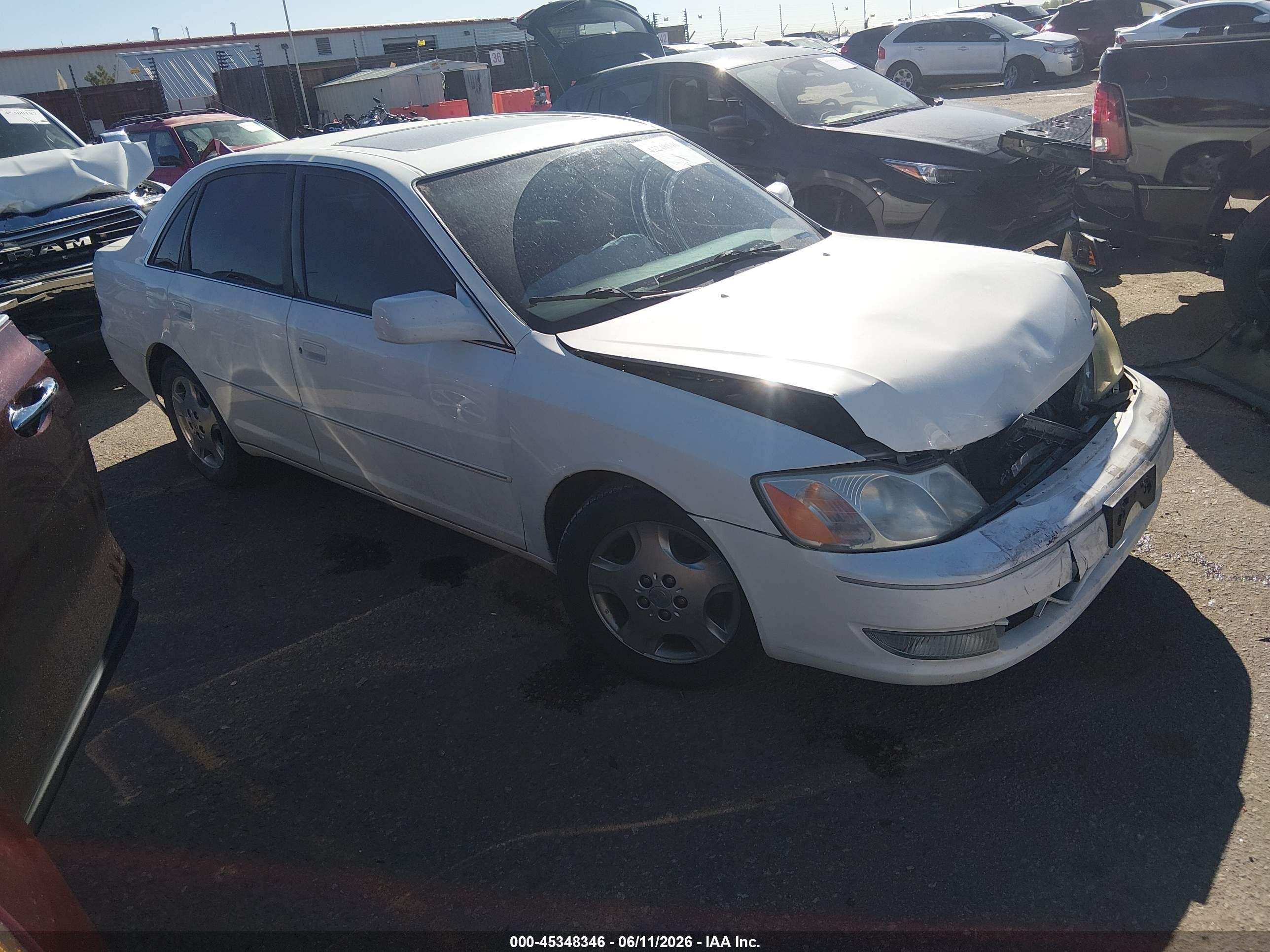 2003 Toyota Avalon Xls Белый vin: 4T1BF28B13U305587