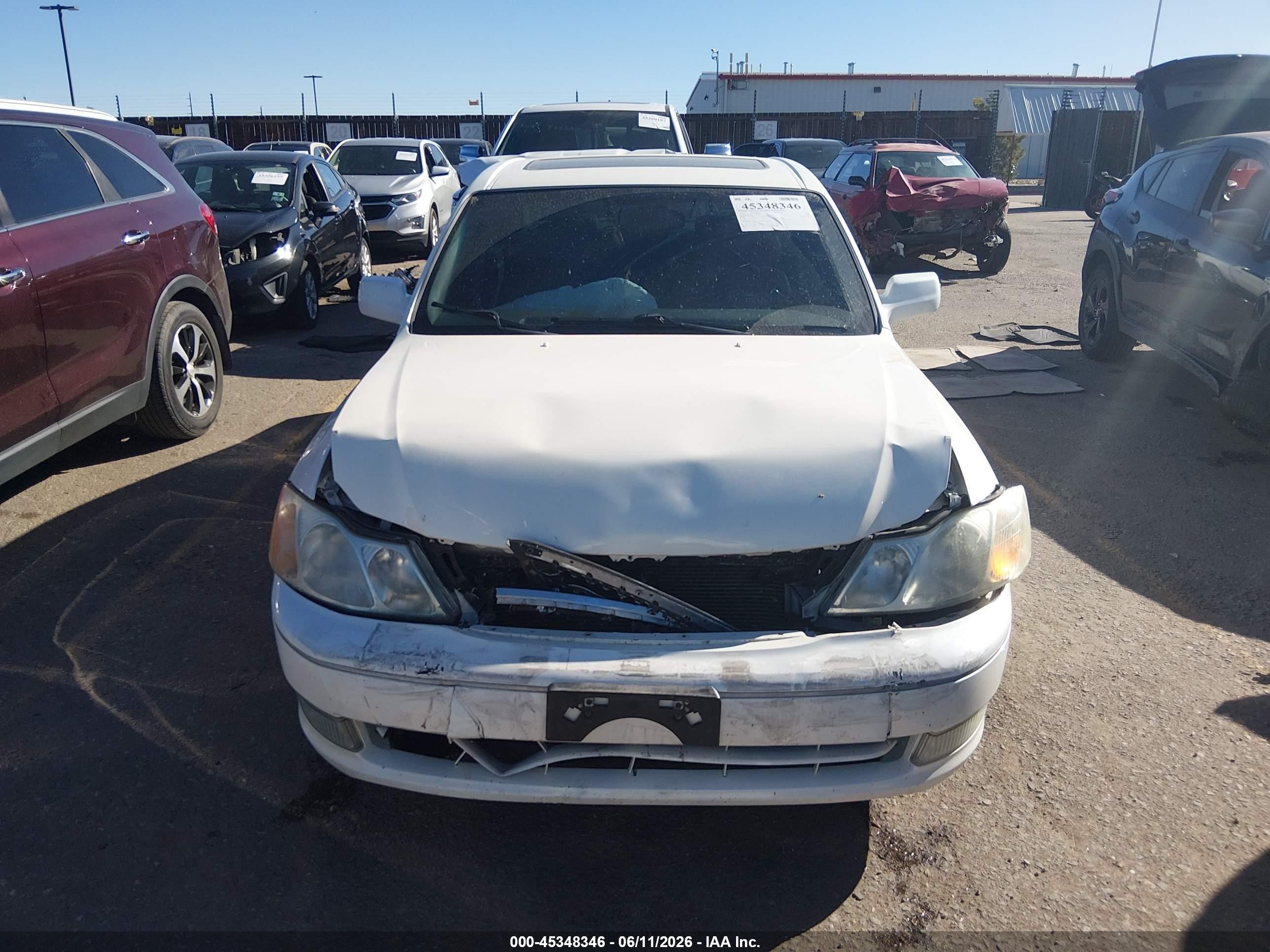 2003 Toyota Avalon Xls White vin: 4T1BF28B13U305587