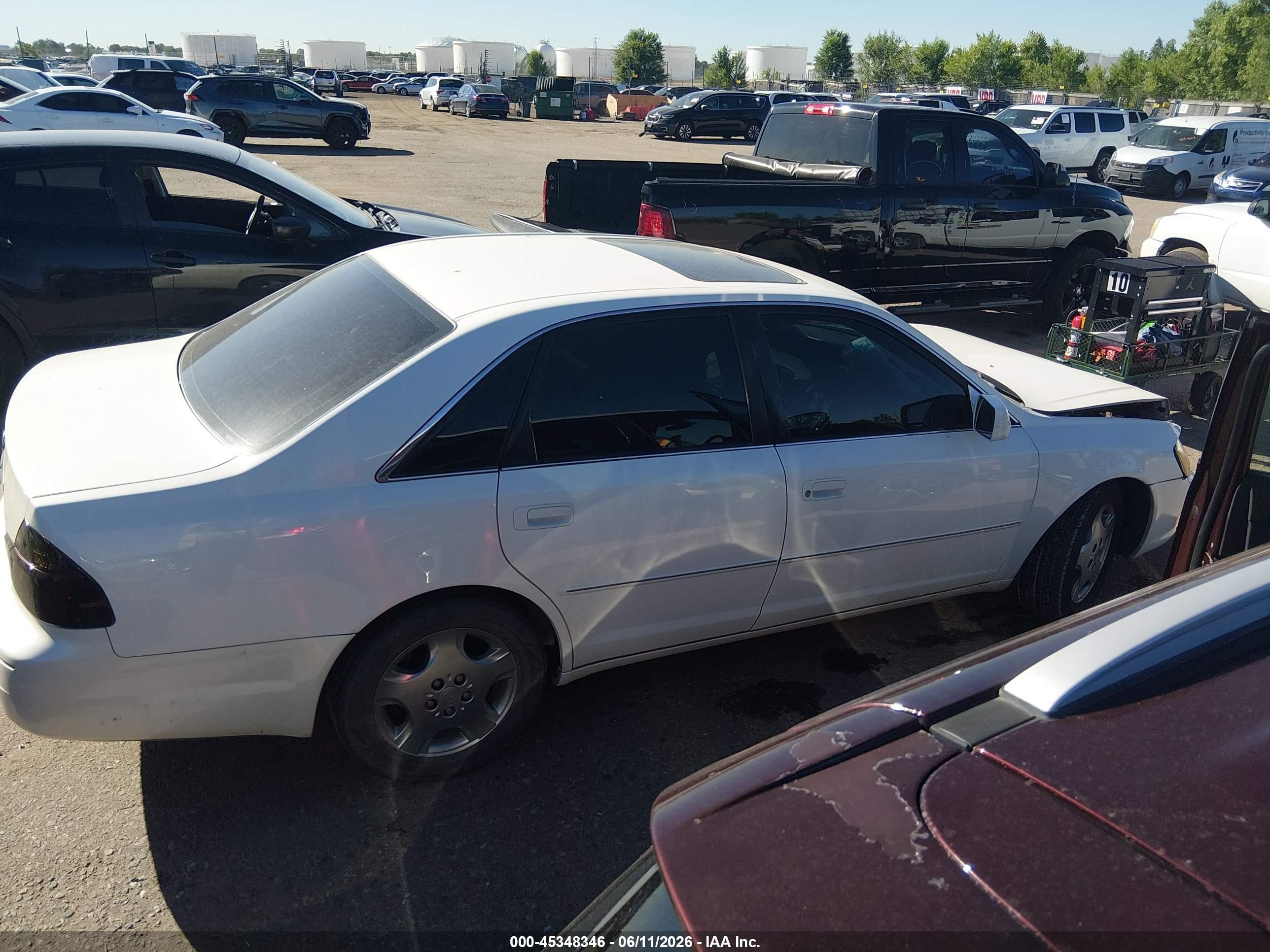 2003 Toyota Avalon Xls White vin: 4T1BF28B13U305587