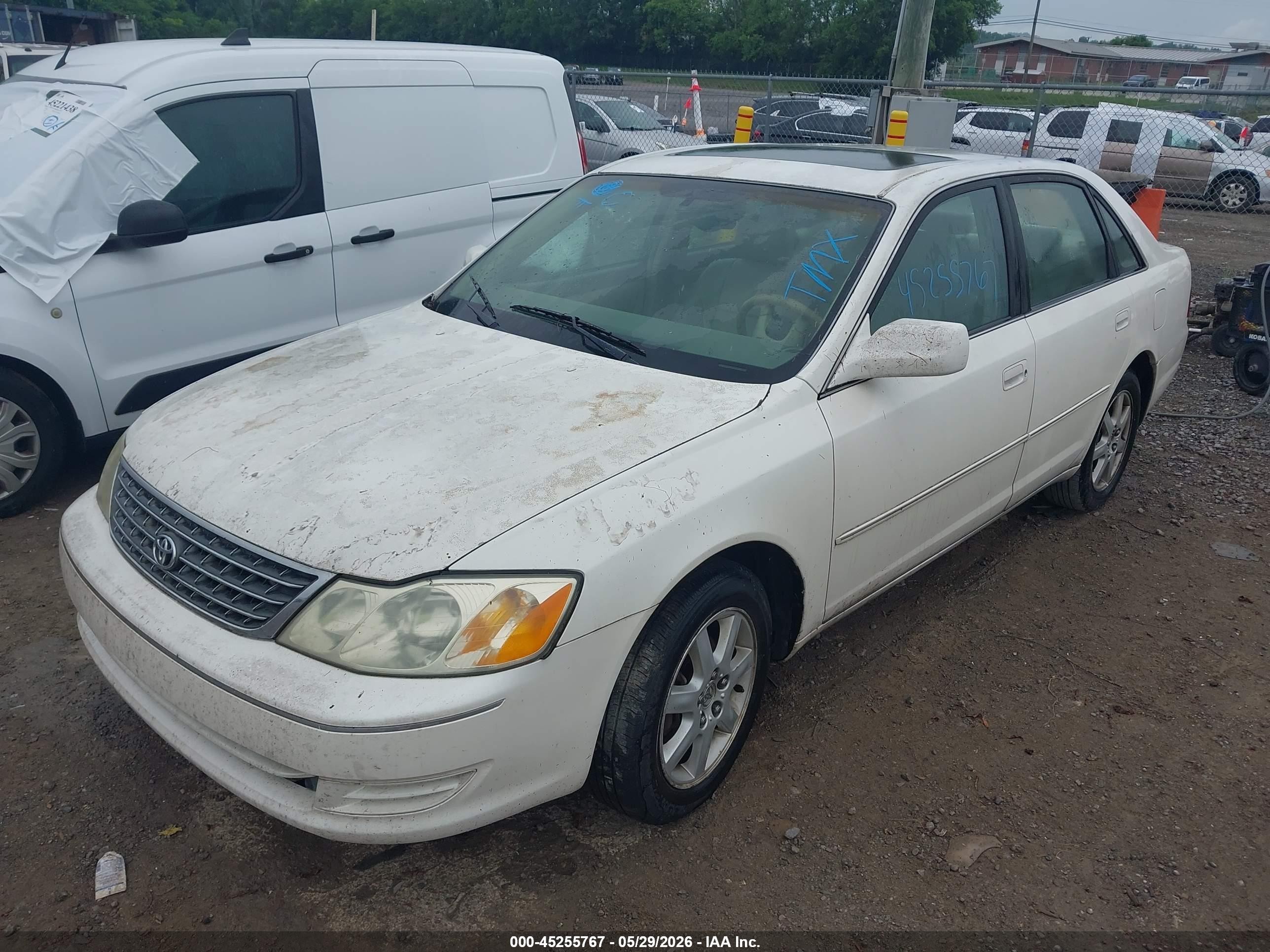 2003 Toyota Avalon Xl White vin: 4T1BF28B13U337245