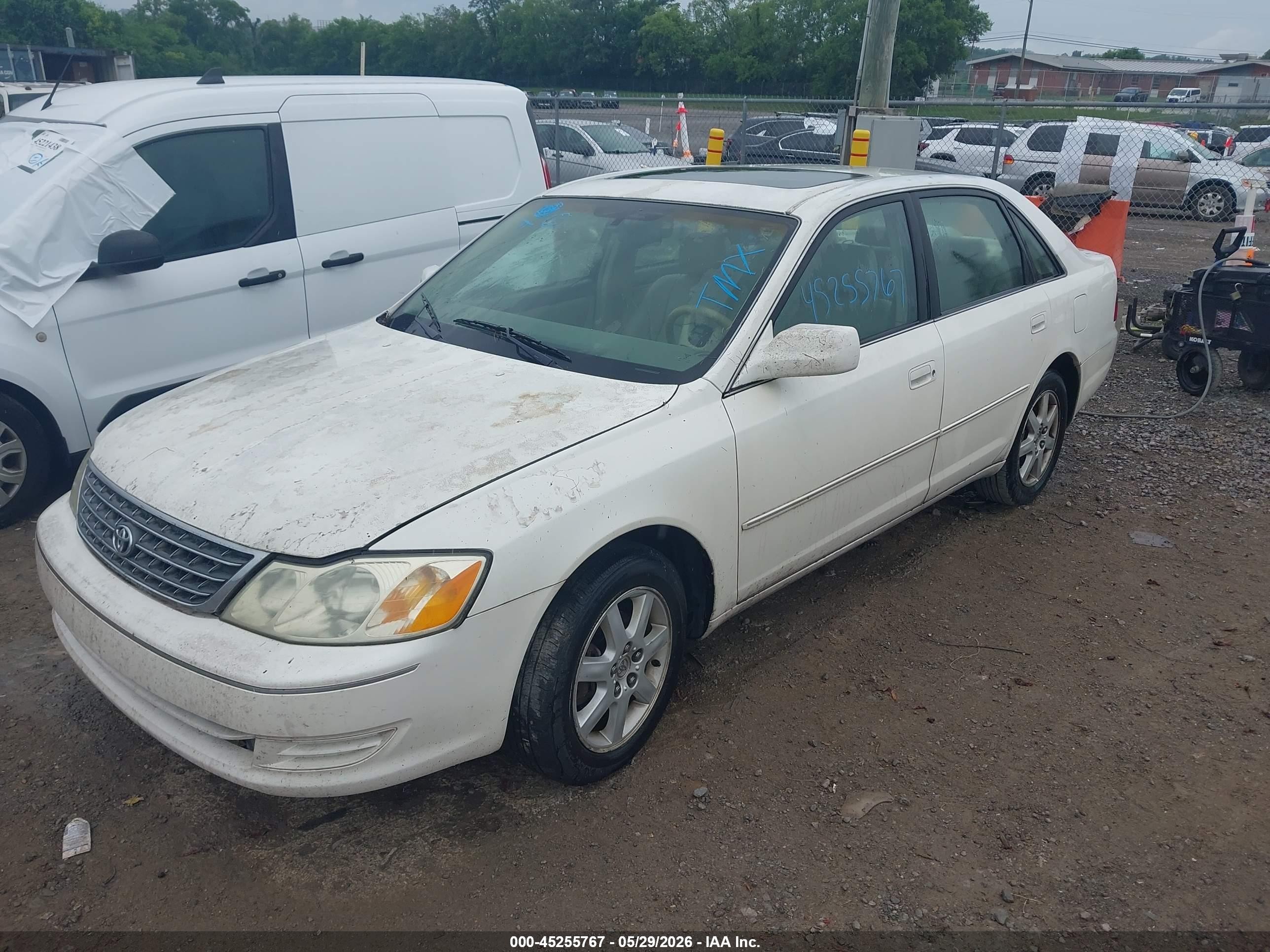 2003 Toyota Avalon Xl White vin: 4T1BF28B13U337245
