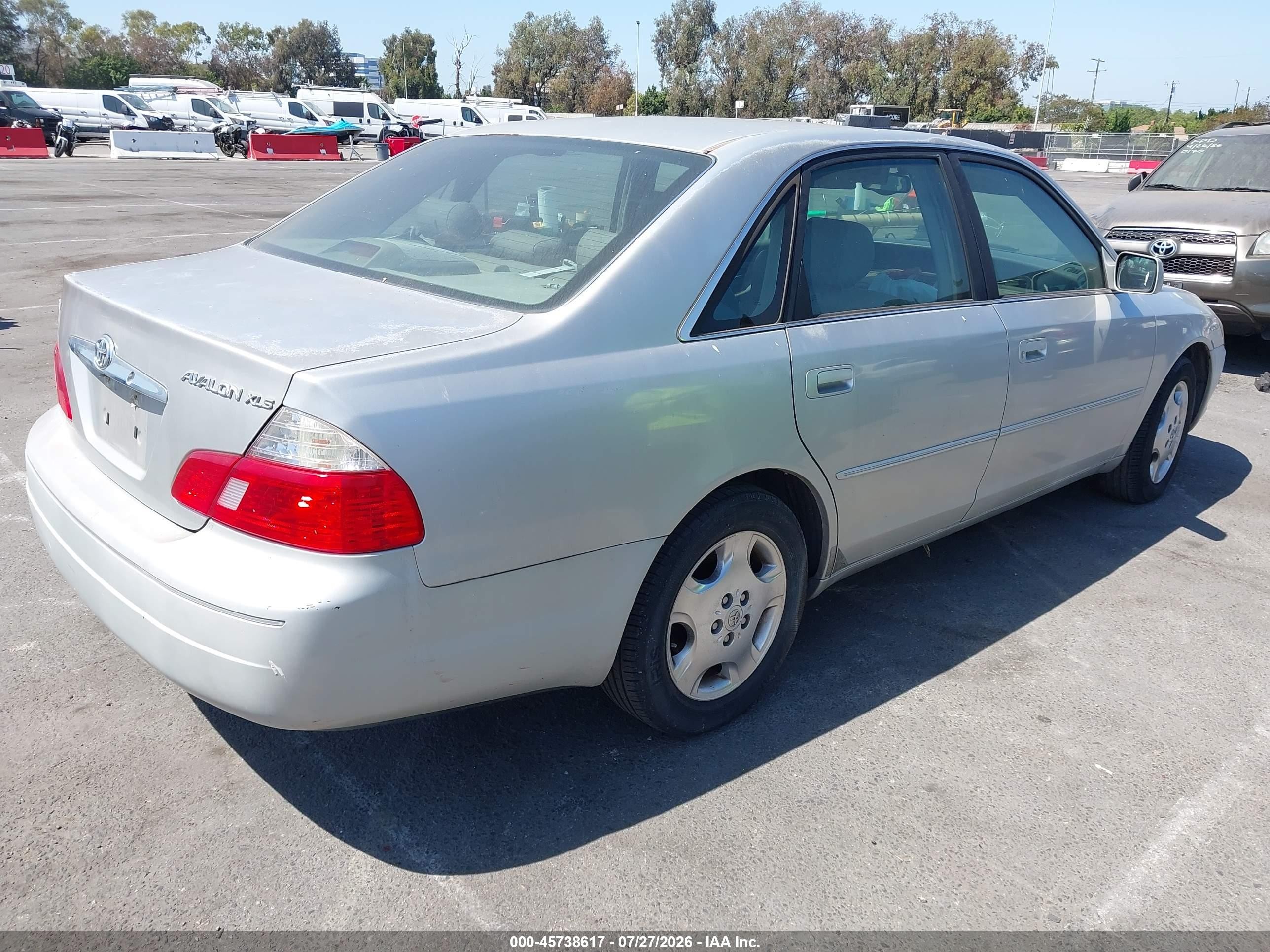 2004 Toyota Avalon Xls Серебряный vin: 4T1BF28B14U372904