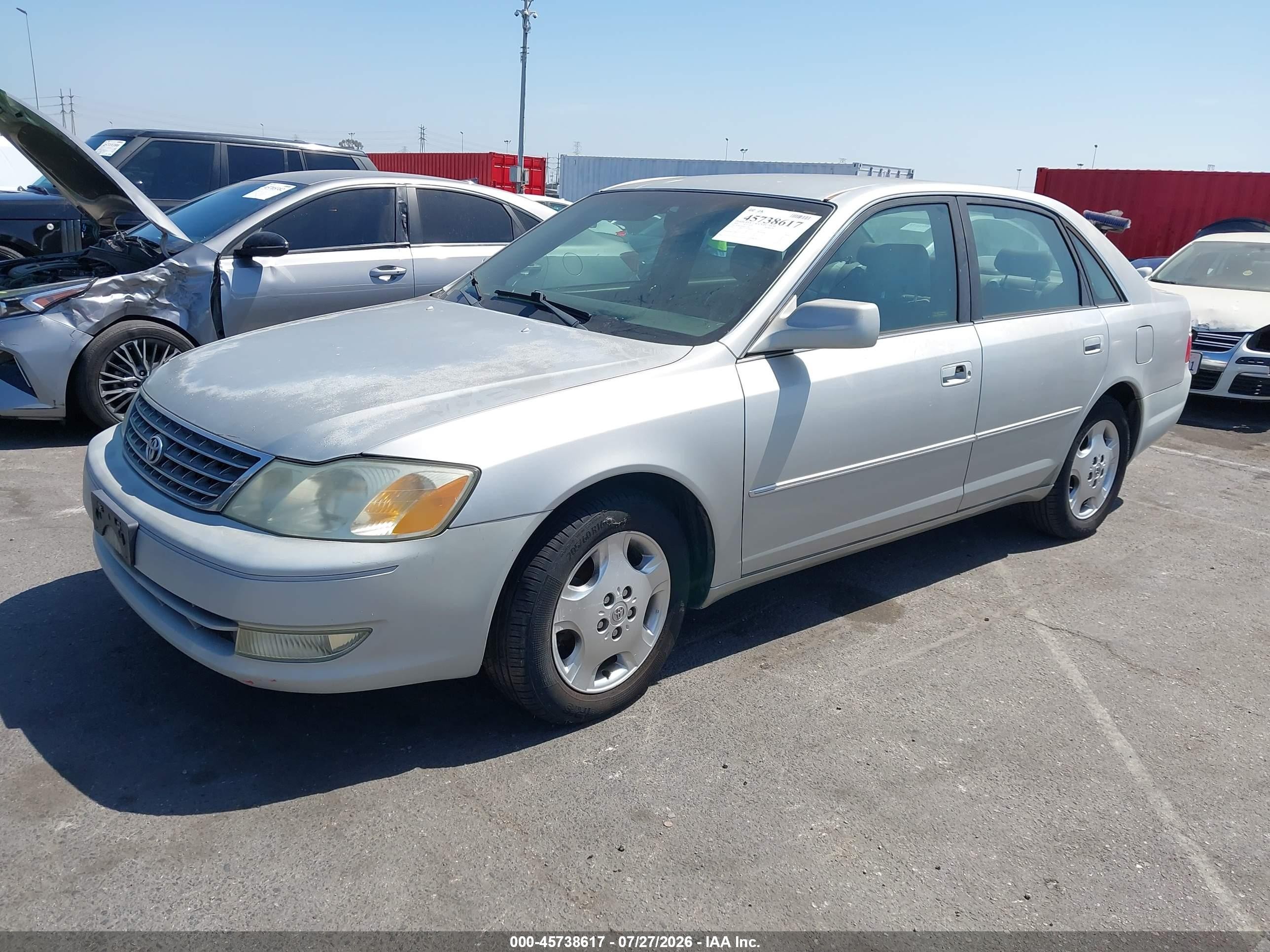 2004 Toyota Avalon Xls Серебряный vin: 4T1BF28B14U372904