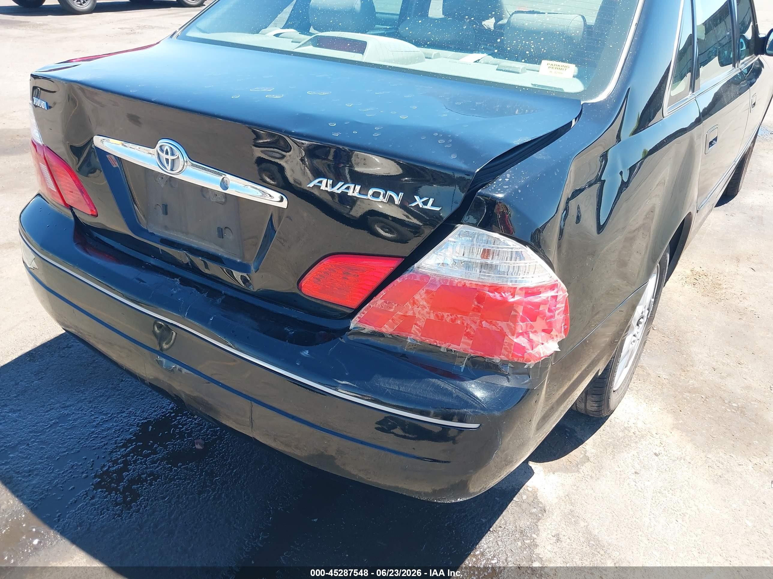 2004 Toyota Avalon Xl Black vin: 4T1BF28B14U384986