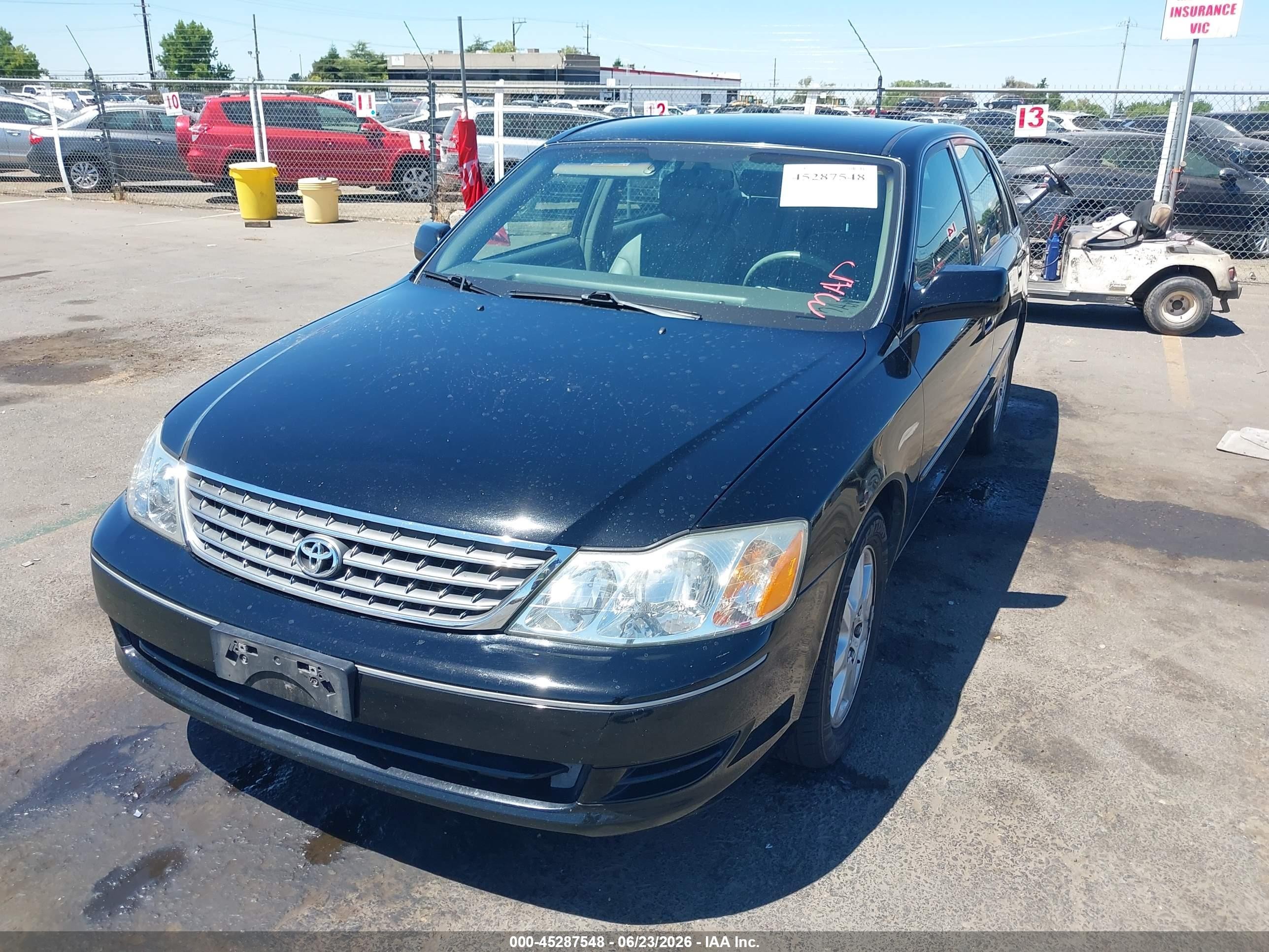 2004 Toyota Avalon Xl Black vin: 4T1BF28B14U384986
