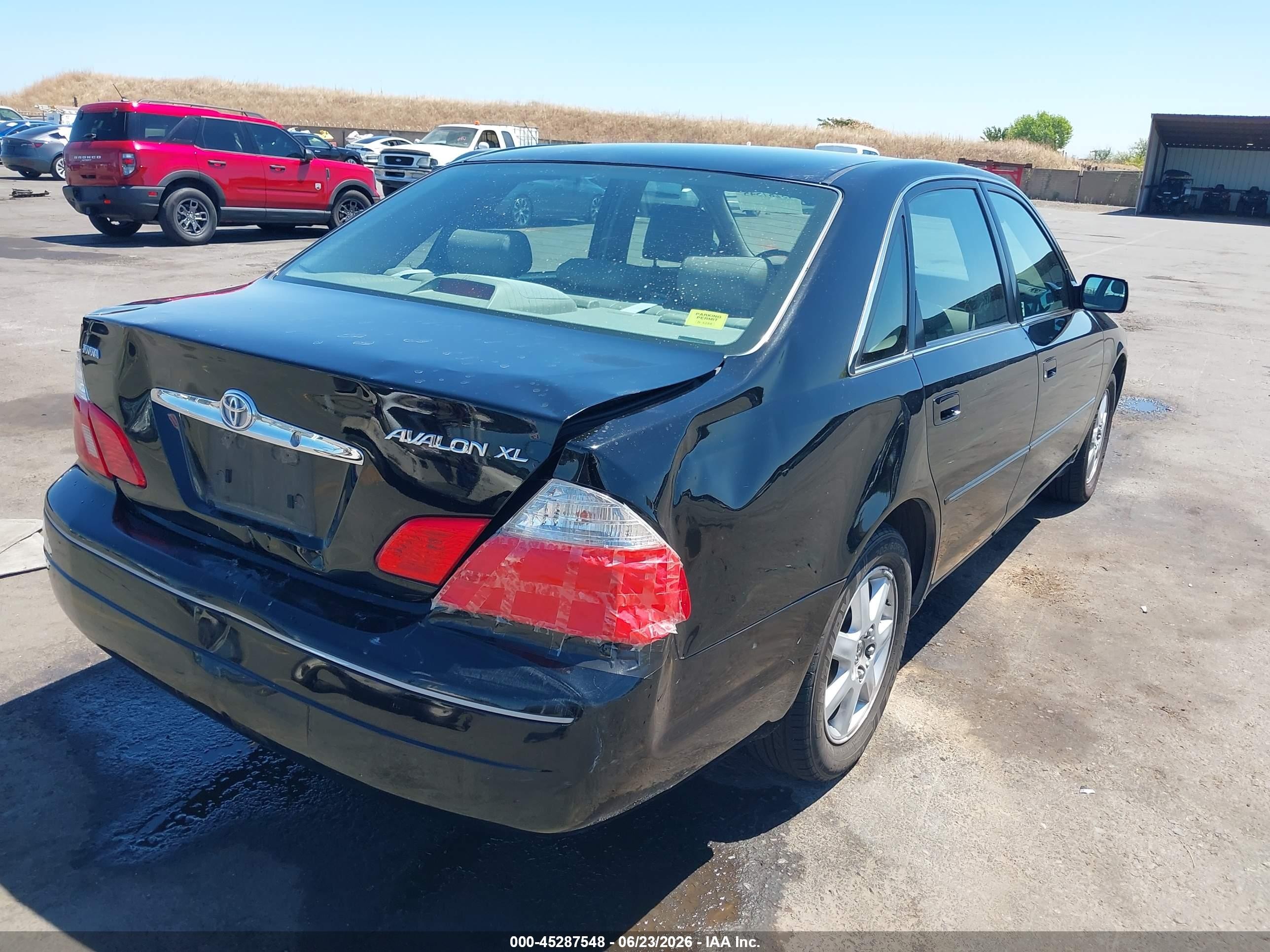 2004 Toyota Avalon Xl Black vin: 4T1BF28B14U384986