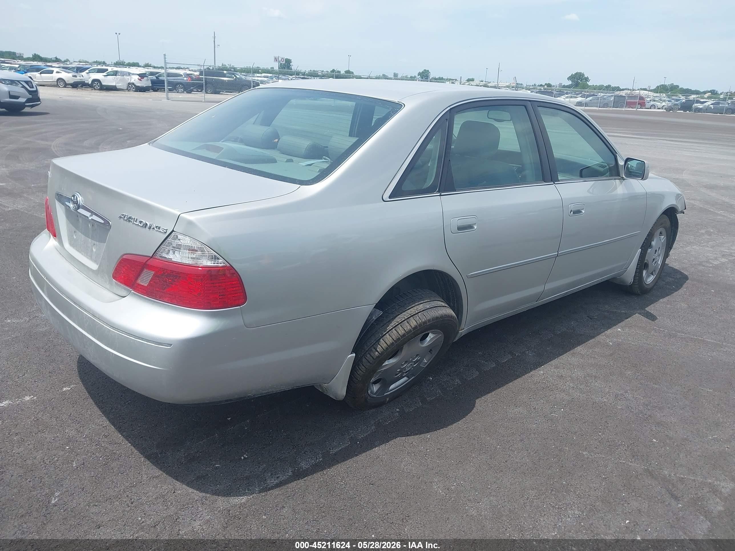 2004 Toyota Avalon Xls Gray vin: 4T1BF28B14U386415