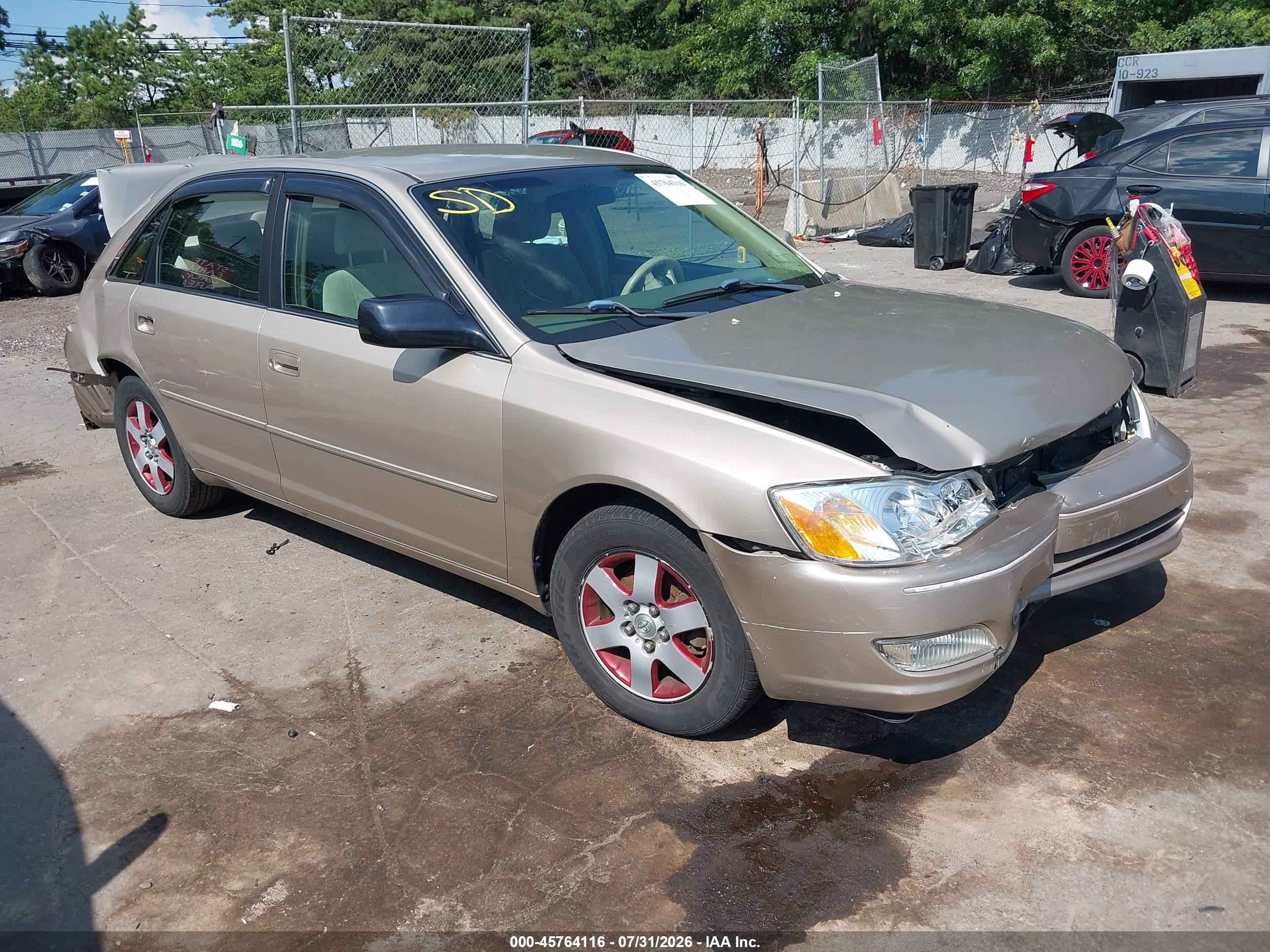 2000 Toyota Avalon Xl Beige vin: 4T1BF28B1YU002879