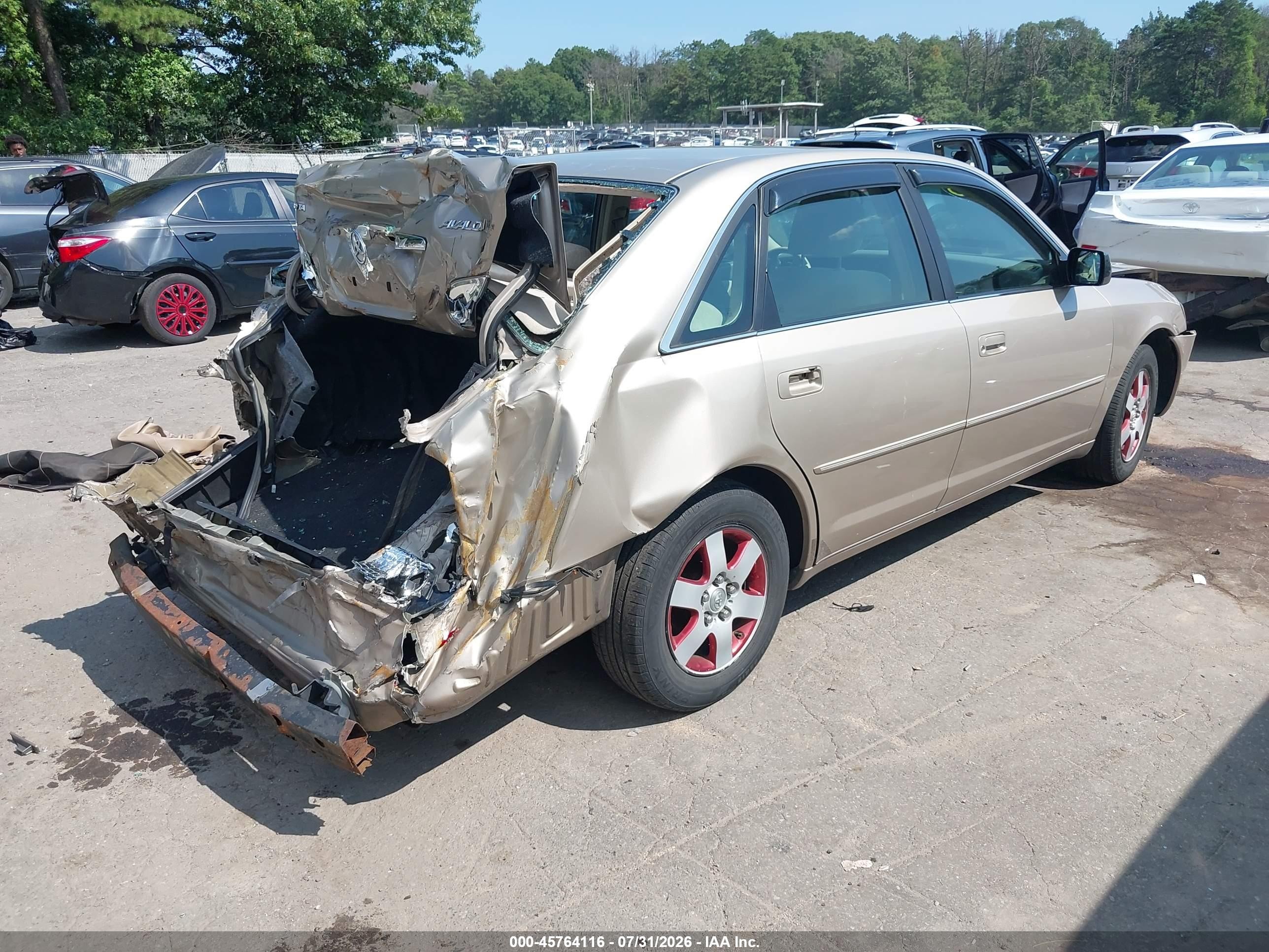 2000 Toyota Avalon Xl Beige vin: 4T1BF28B1YU002879