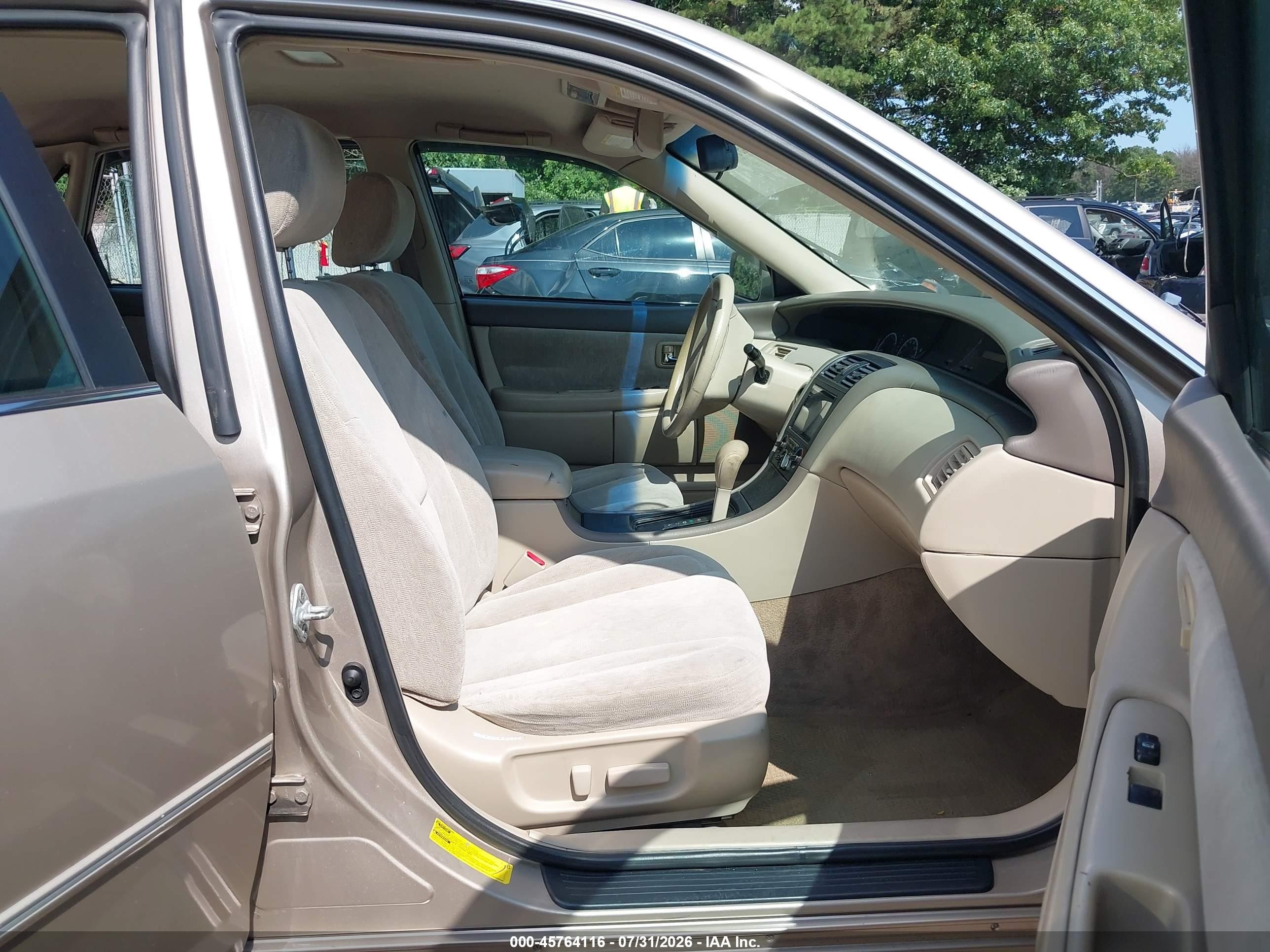 2000 Toyota Avalon Xl Beige vin: 4T1BF28B1YU002879