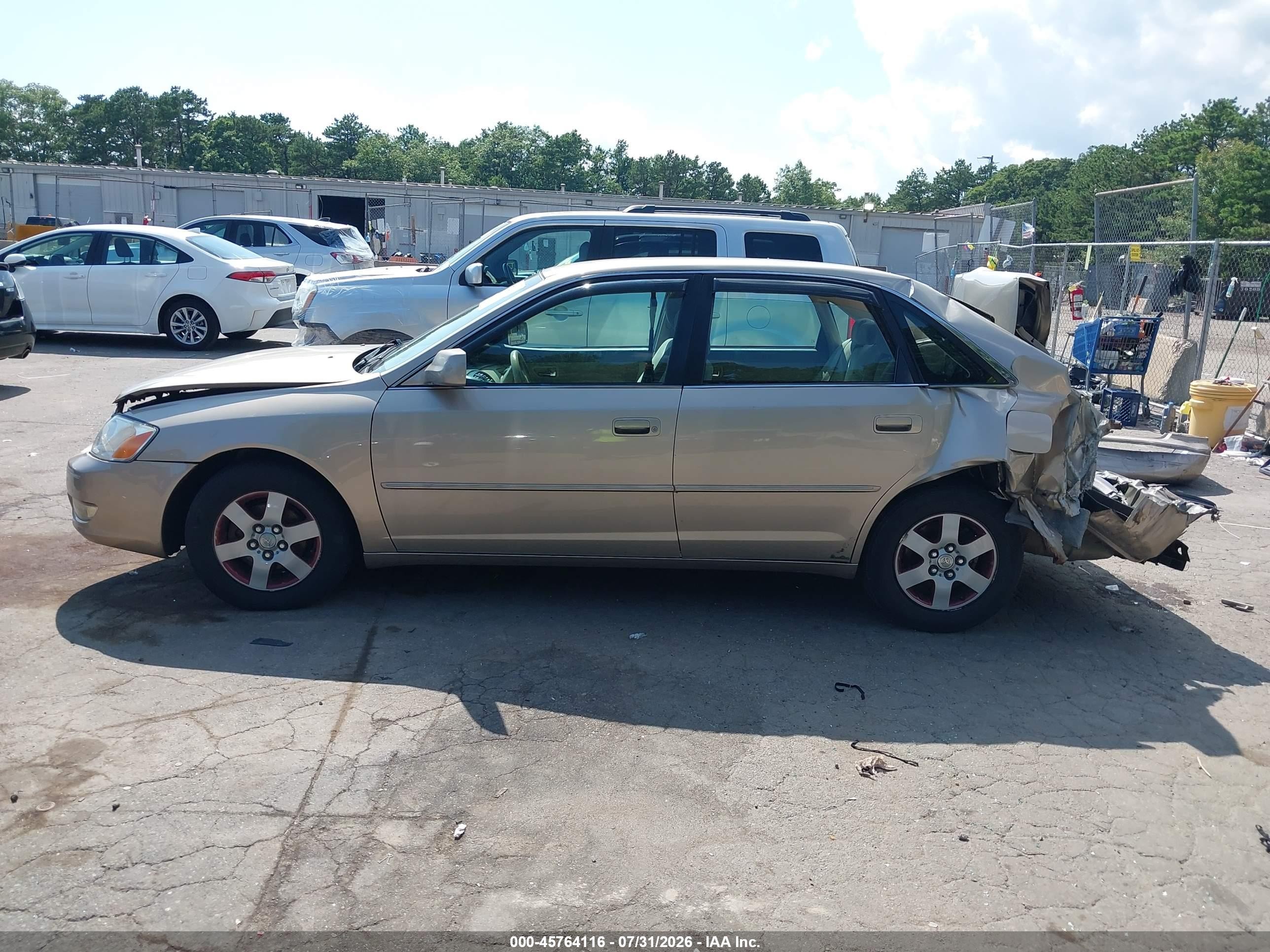 2000 Toyota Avalon Xl Beige vin: 4T1BF28B1YU002879