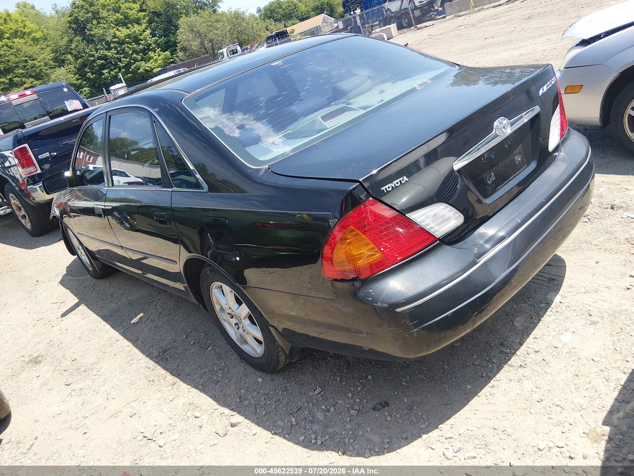 2000 Toyota Avalon Xls Black vin: 4T1BF28B1YU075735