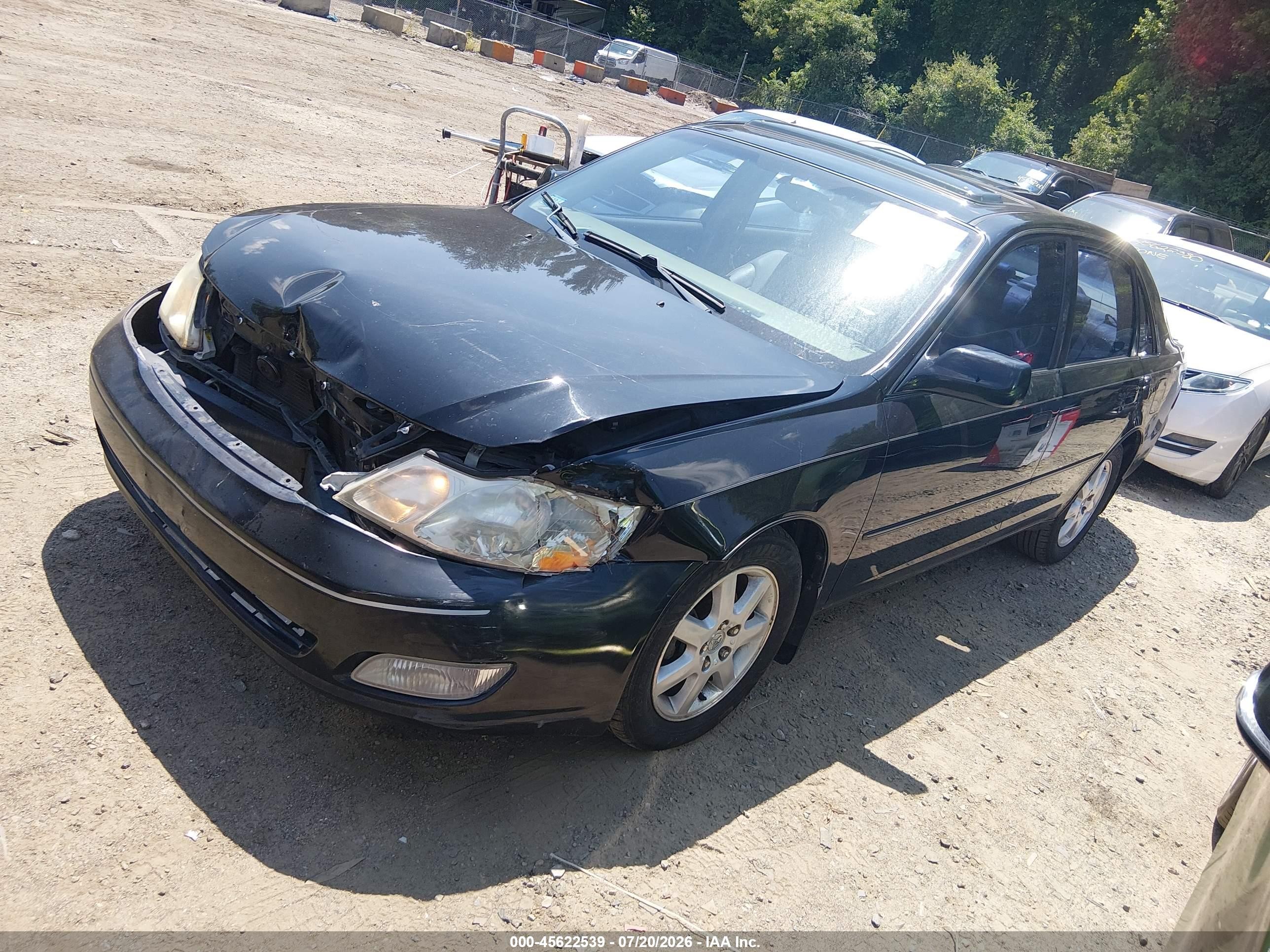2000 Toyota Avalon Xls Black vin: 4T1BF28B1YU075735