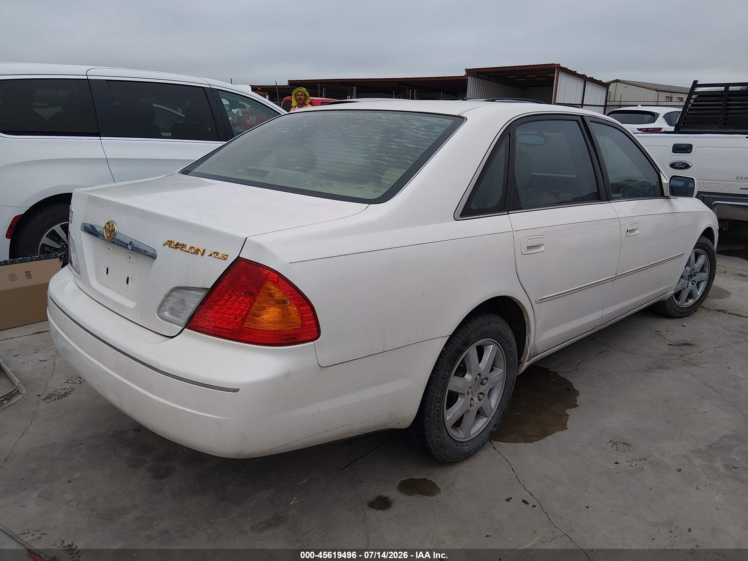 2000 Toyota Avalon Xls White vin: 4T1BF28B1YU081373
