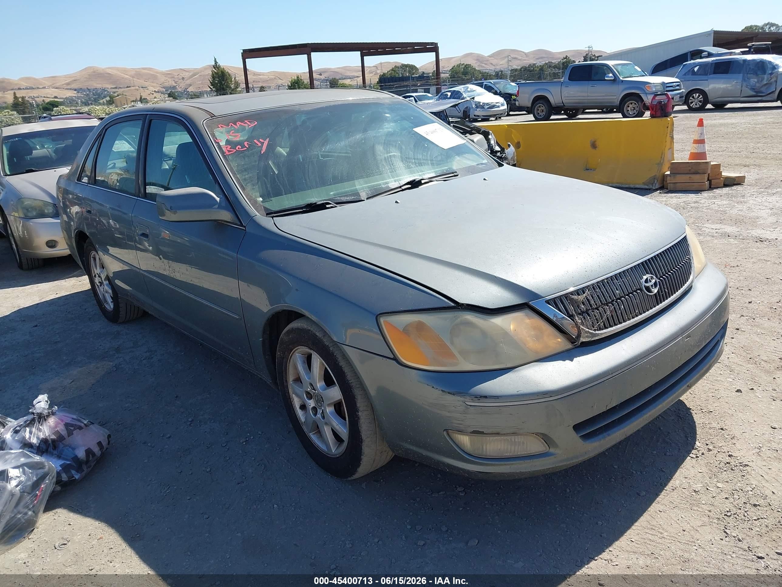 2001 Toyota Avalon Xls Gray vin: 4T1BF28B21U136757