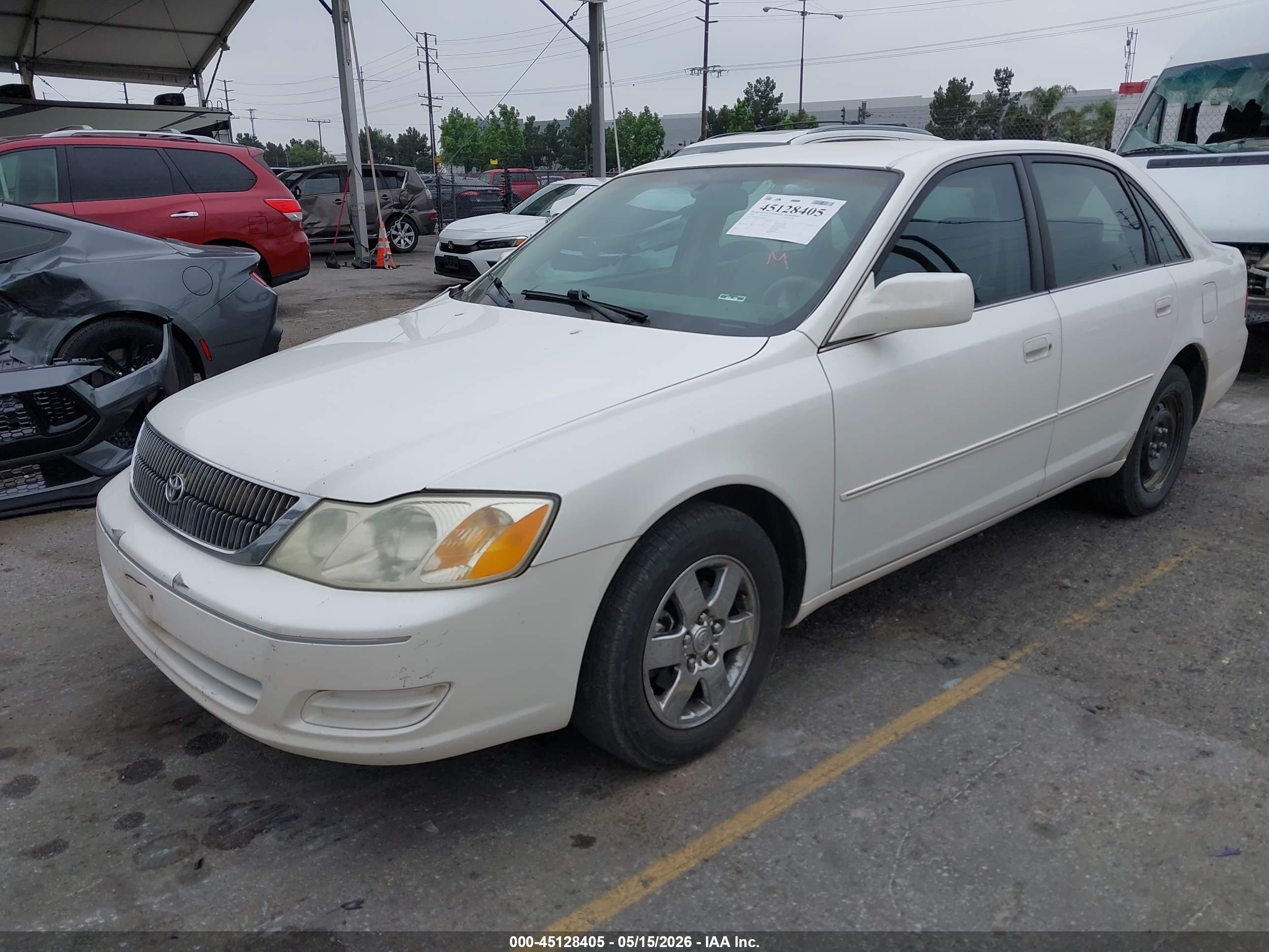 2002 Toyota Avalon Xl Белый vin: 4T1BF28B22U242918