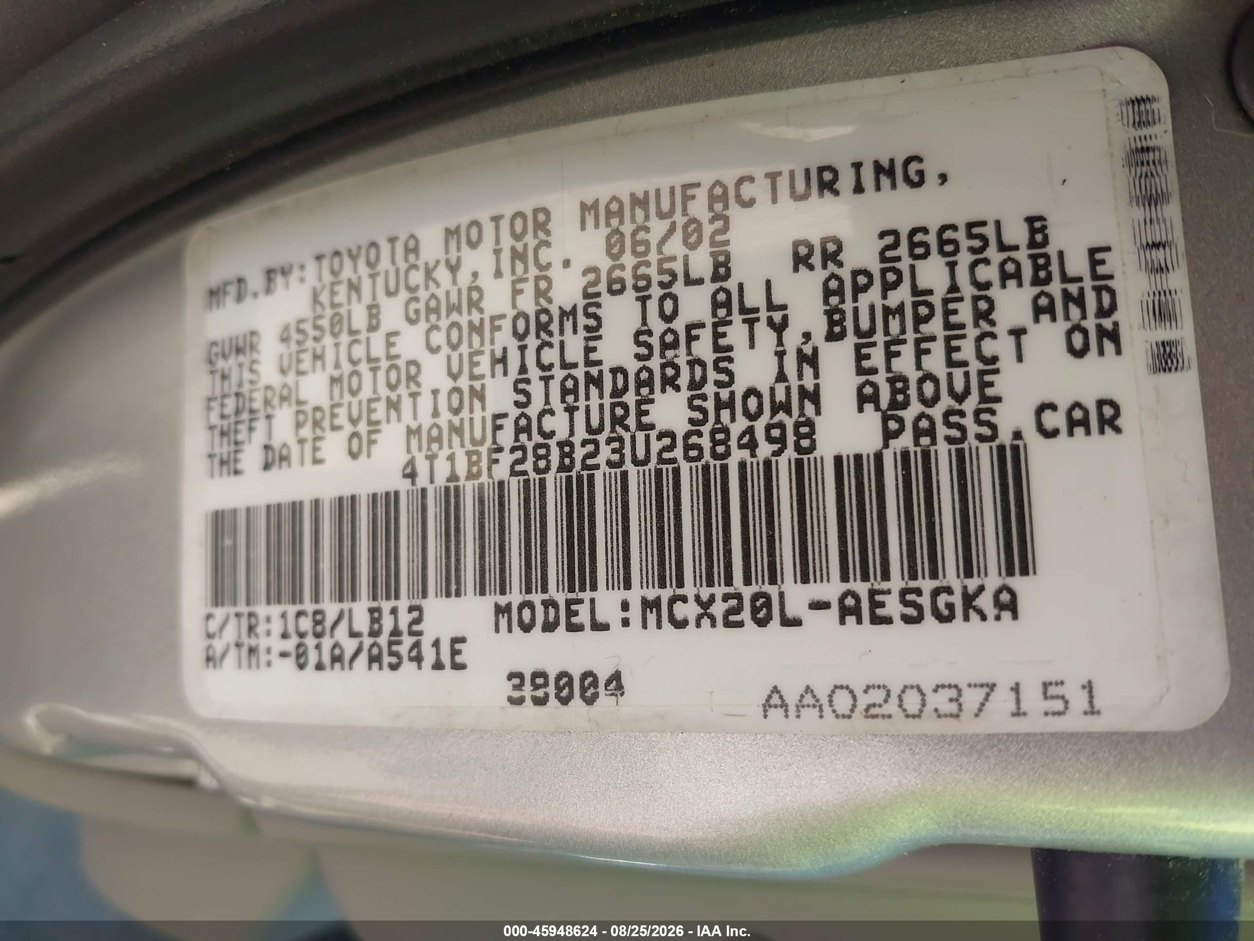 2003 Toyota Avalon Xls Gray vin: 4T1BF28B23U268498