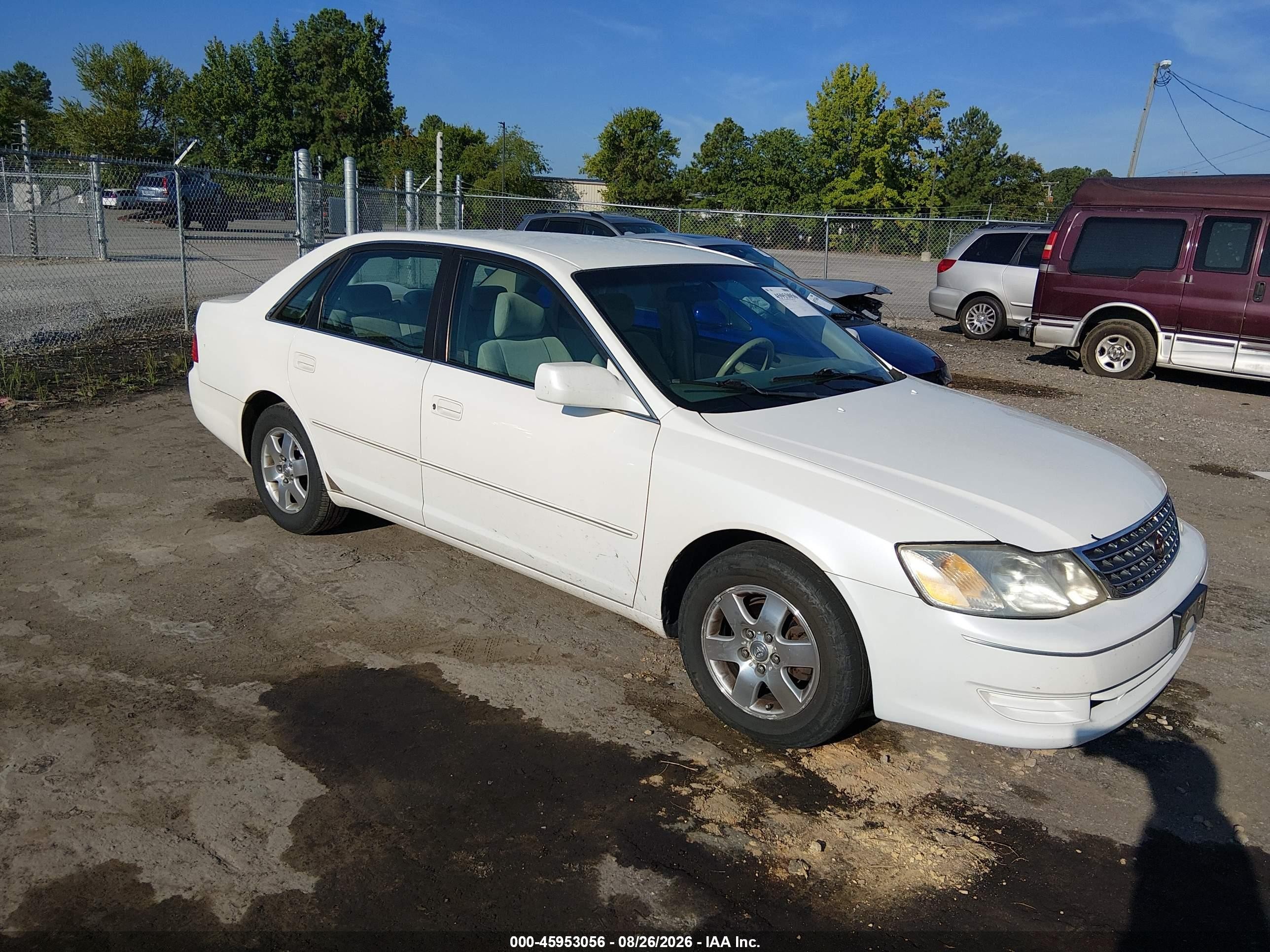 2003 Toyota Avalon Xl White vin: 4T1BF28B23U290940