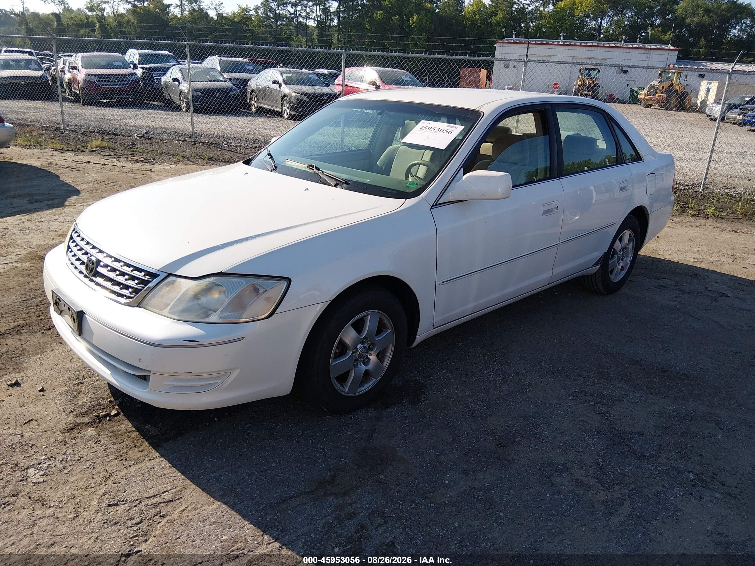 2003 Toyota Avalon Xl White vin: 4T1BF28B23U290940
