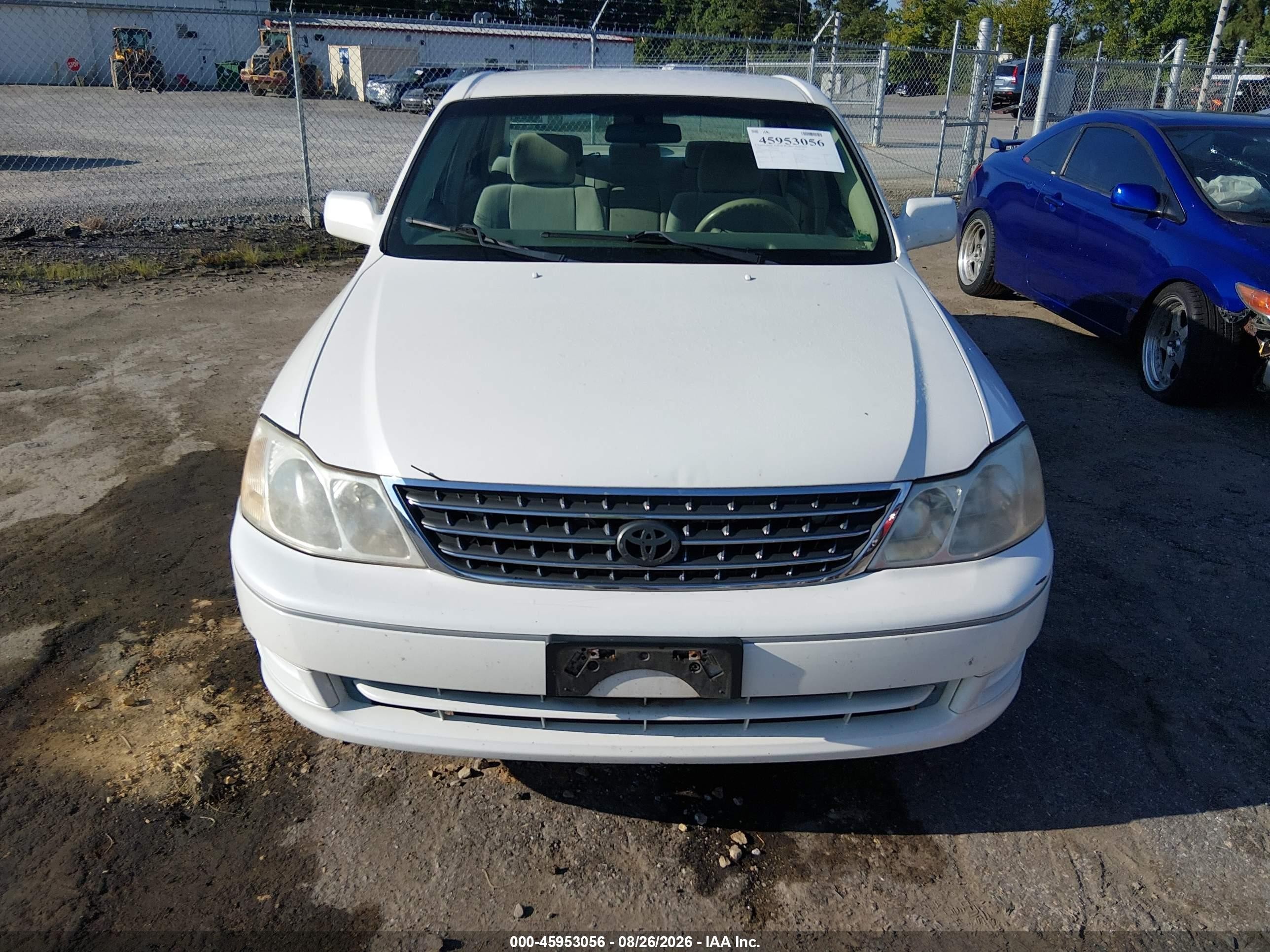 2003 Toyota Avalon Xl White vin: 4T1BF28B23U290940