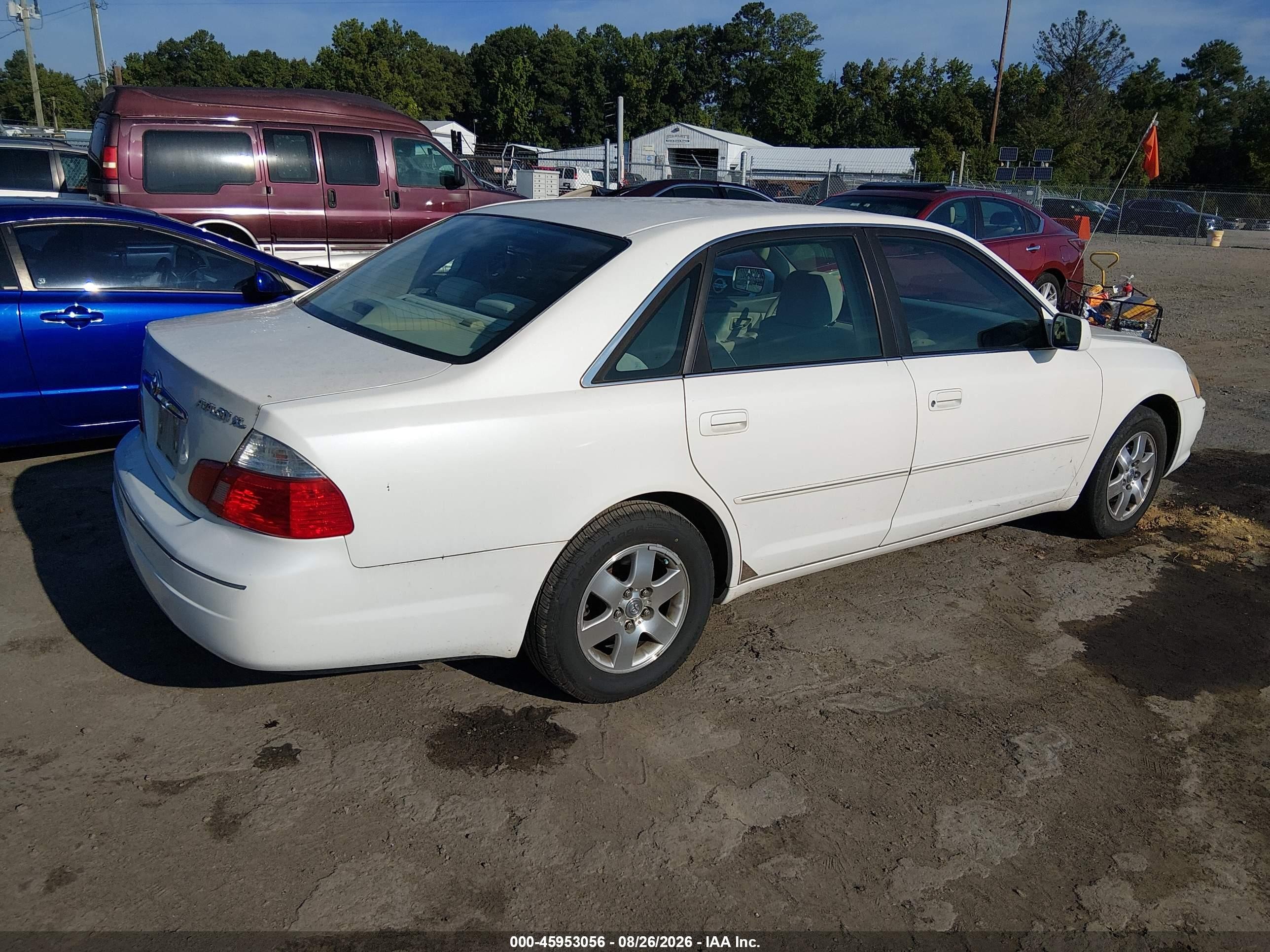 2003 Toyota Avalon Xl White vin: 4T1BF28B23U290940